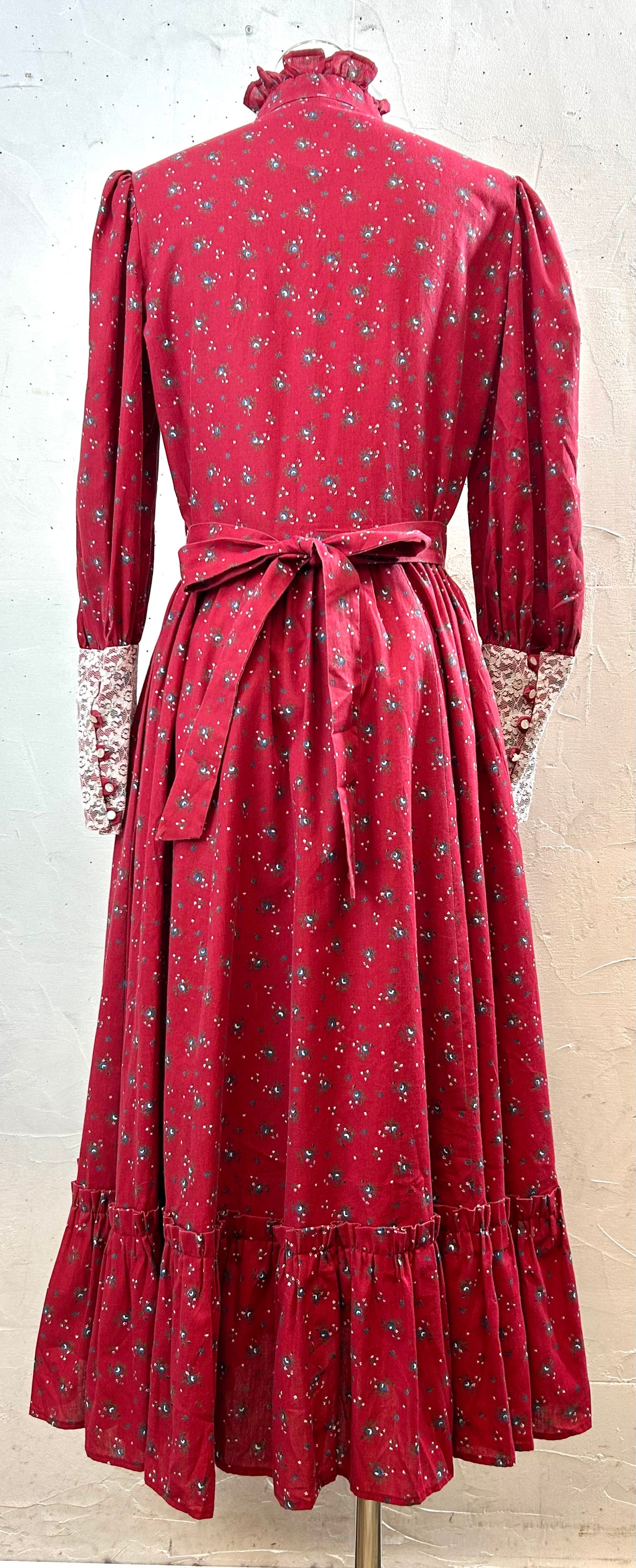 '70sVintage Flower Dress [A29325]