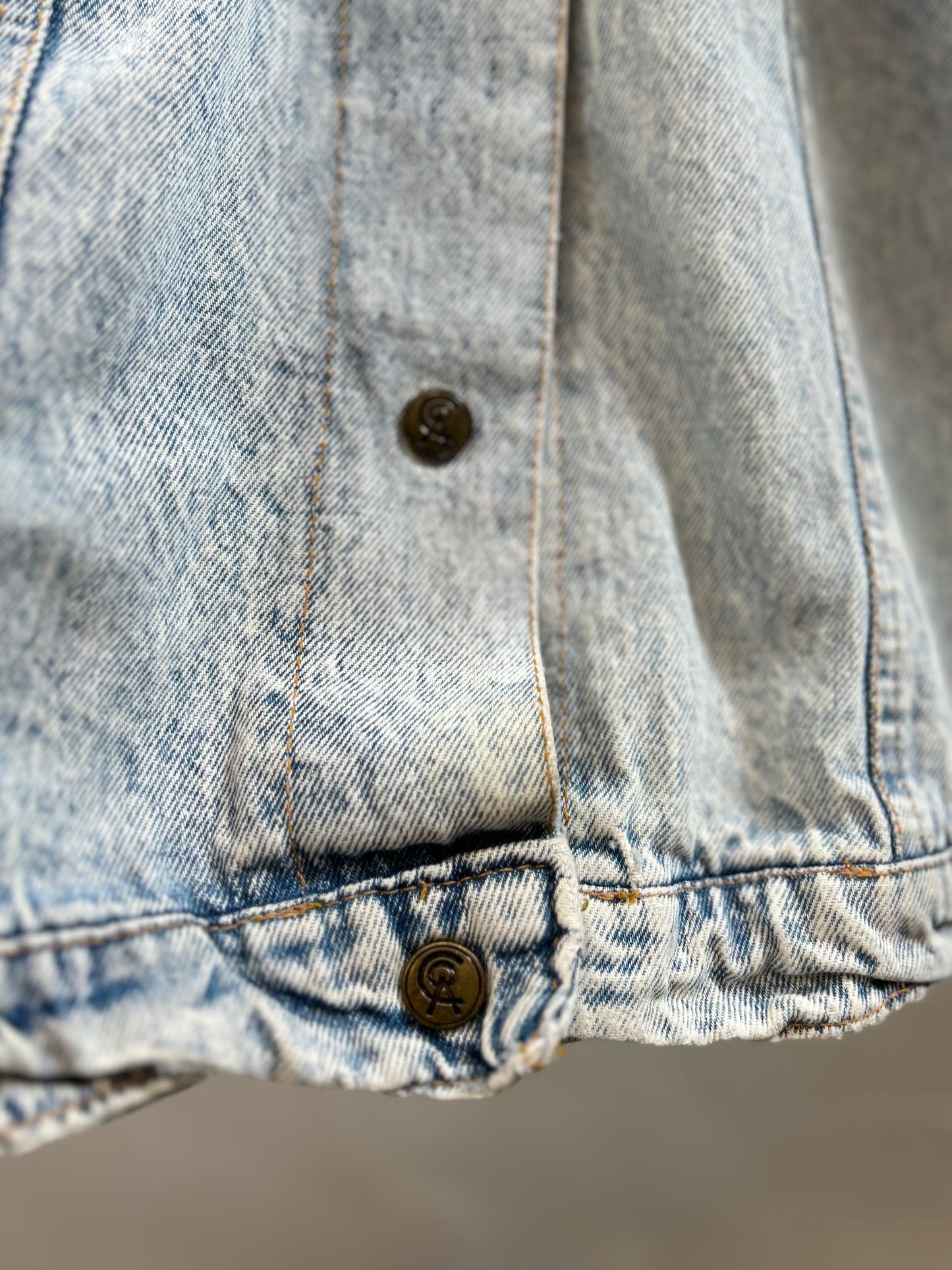 Vintage Chemical Denim Coat [D29965]