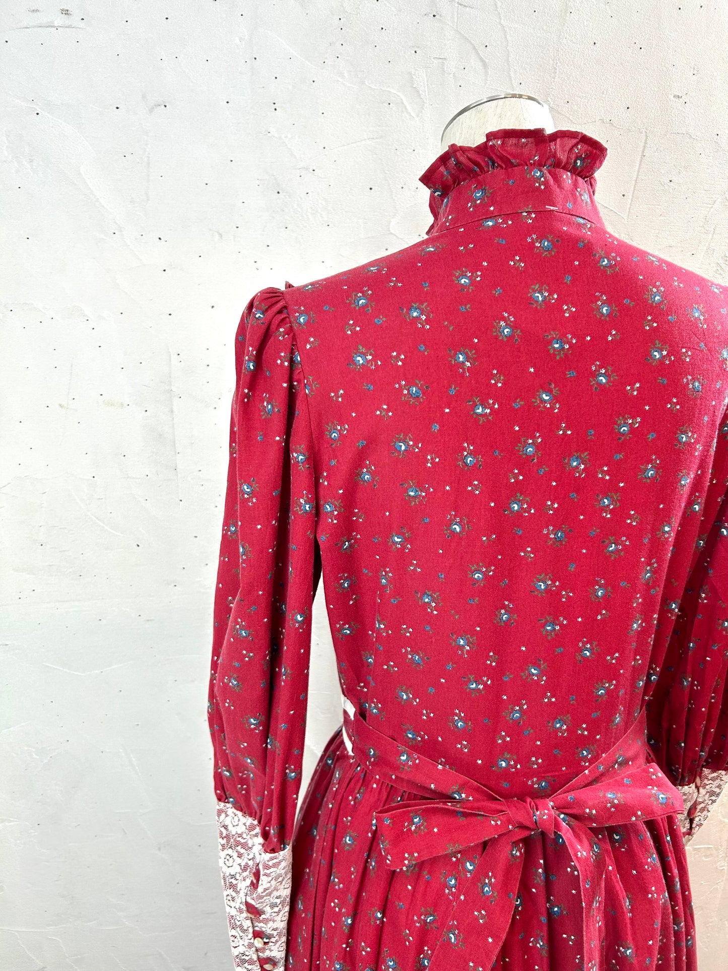 '70sVintage Flower Dress [A29325]