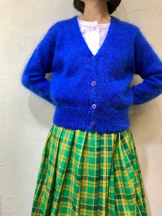 Vintage Mohair Knit Cardigan[K25552]