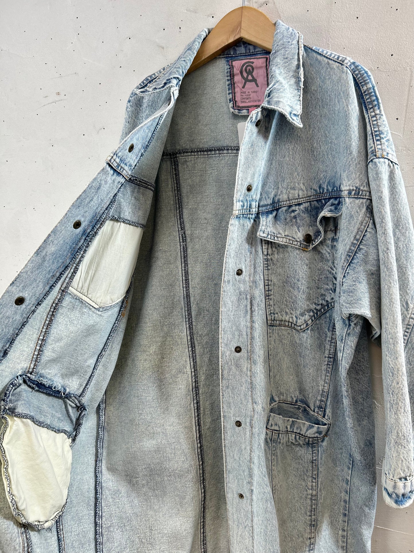 Vintage Chemical Denim Coat [D29965]