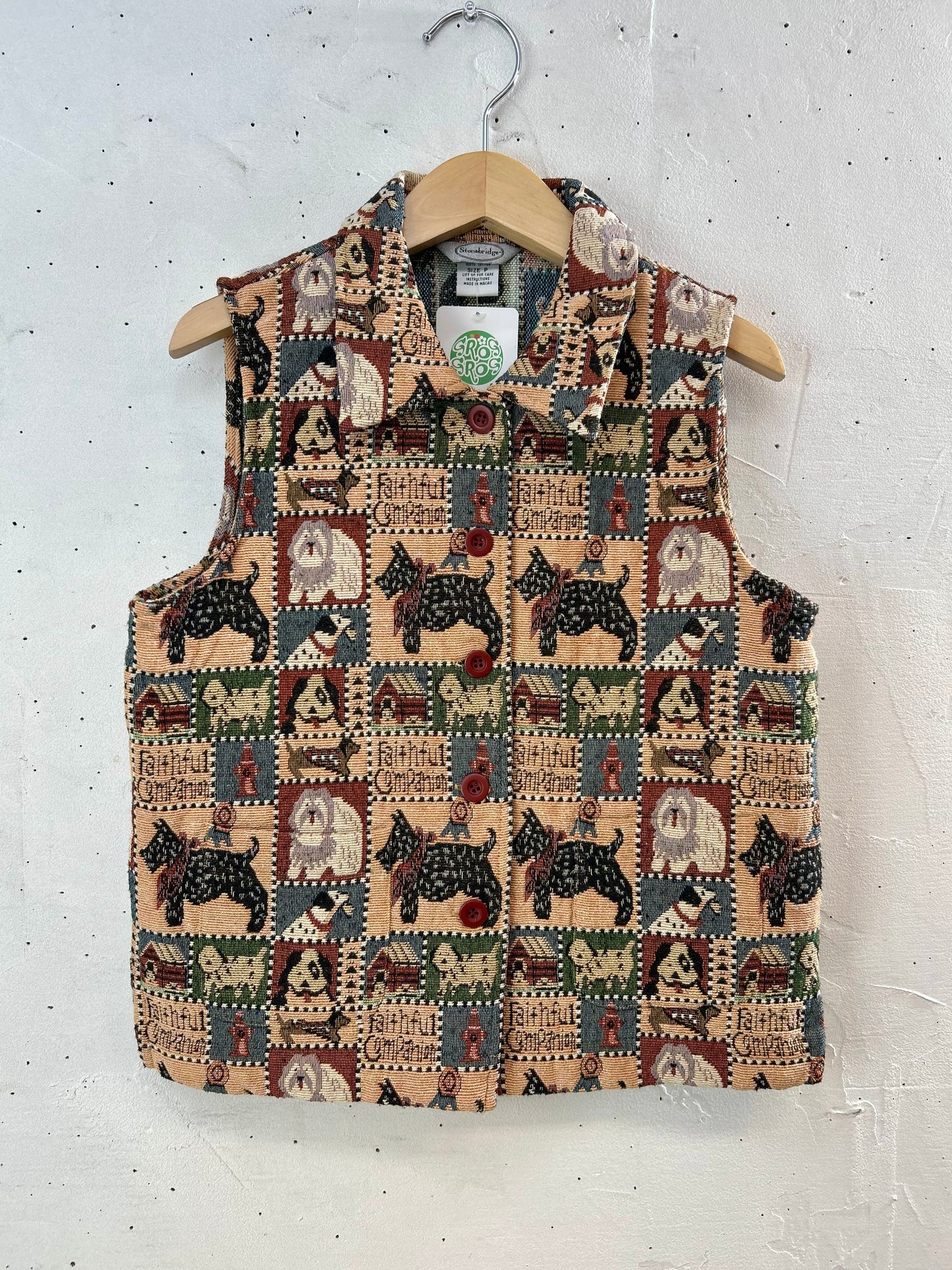 Vintage Gobelin Vest [D29962]