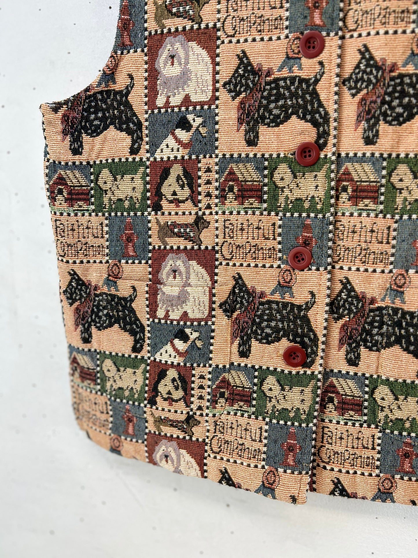 Vintage Gobelin Vest [D29962]