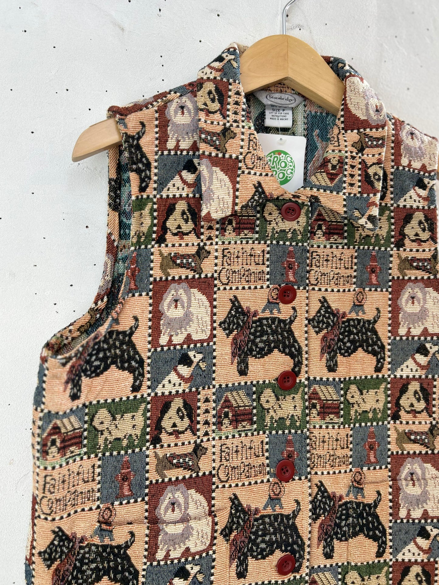 Vintage Gobelin Vest [D29962]