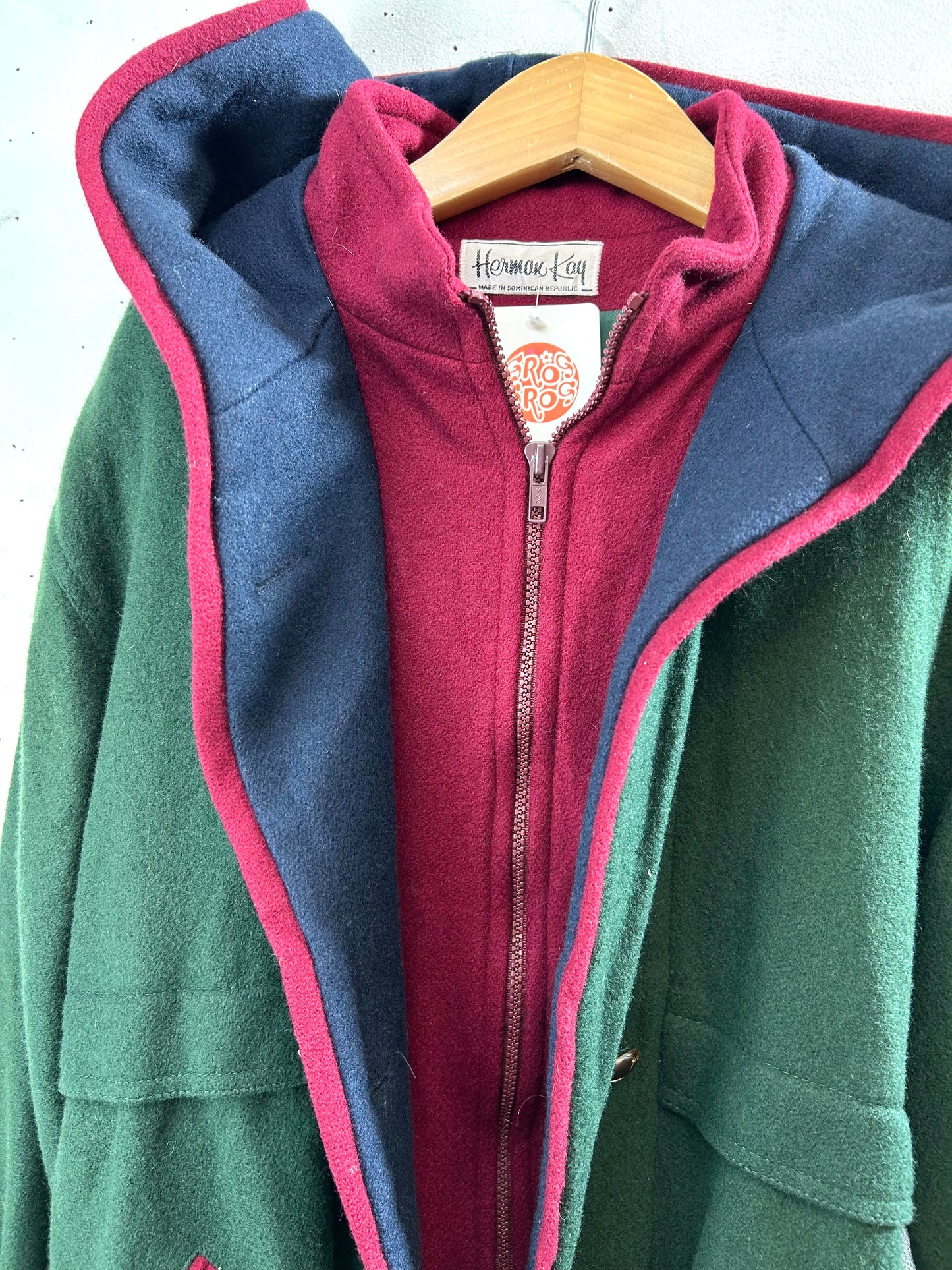 Vintage  Hoodie Coat  [L29086]