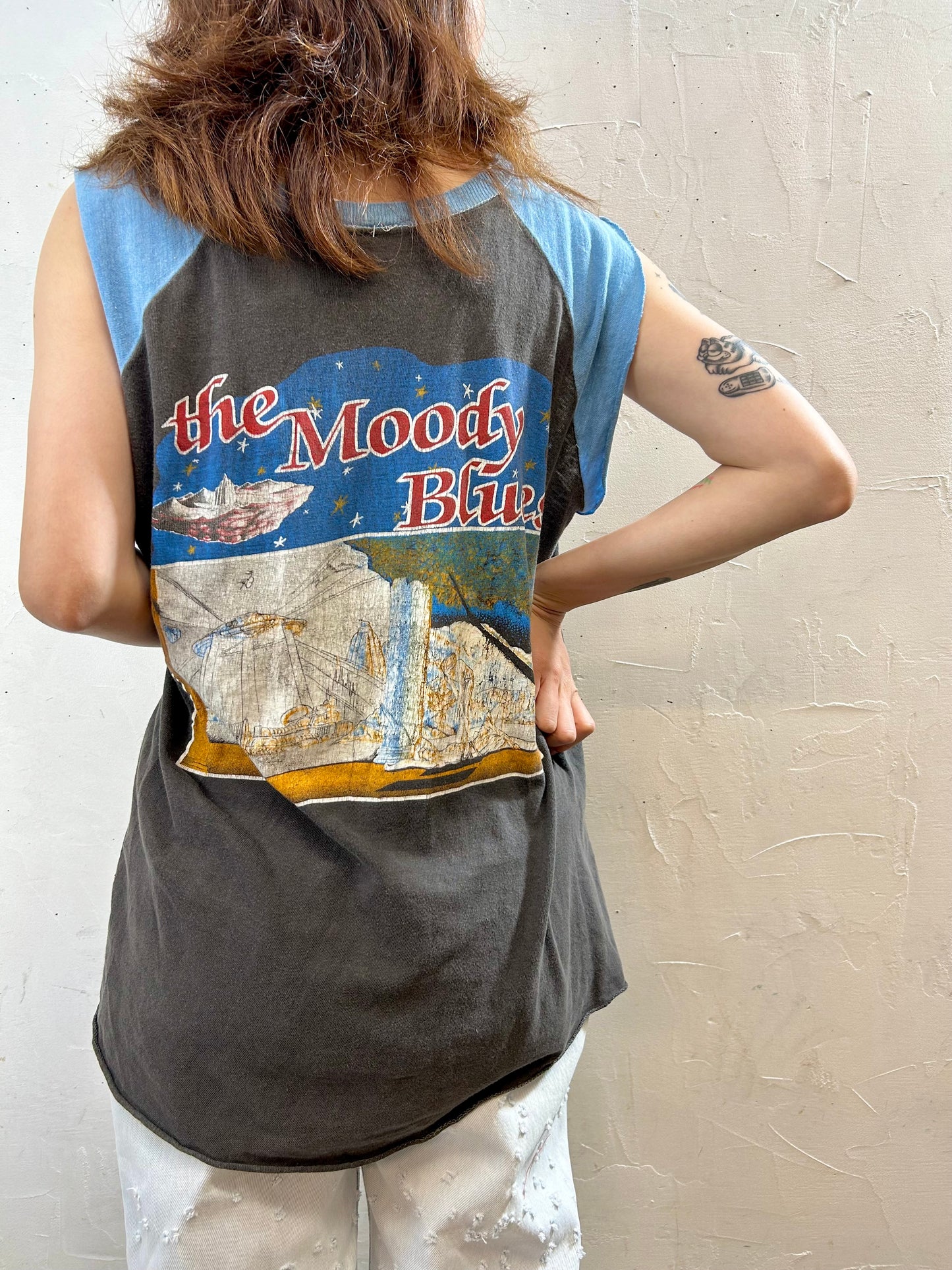 '80s Vintage T-Shirt  〜THE MOOON BLUES〜 [G27884]