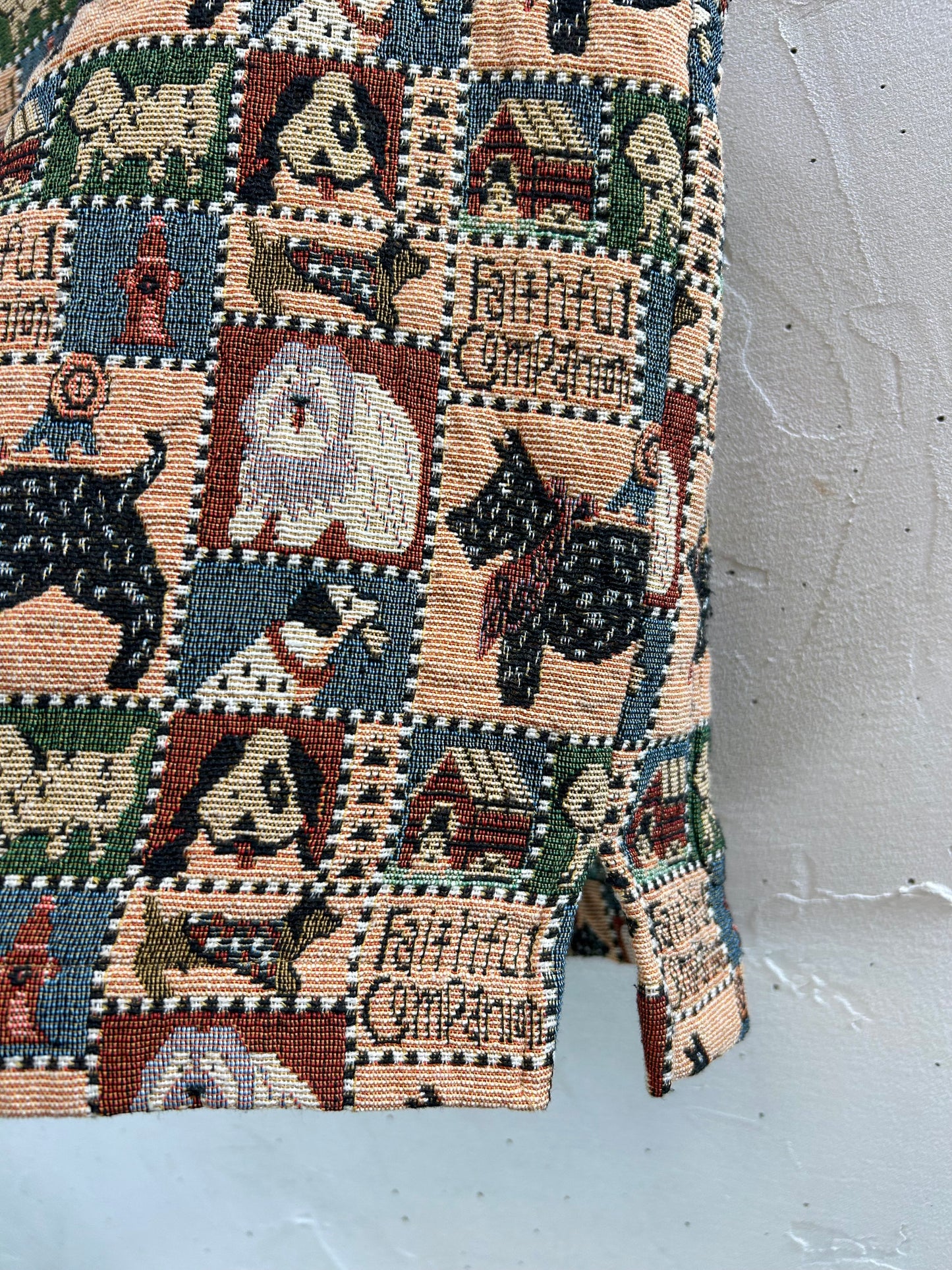 Vintage Gobelin Vest [D29962]