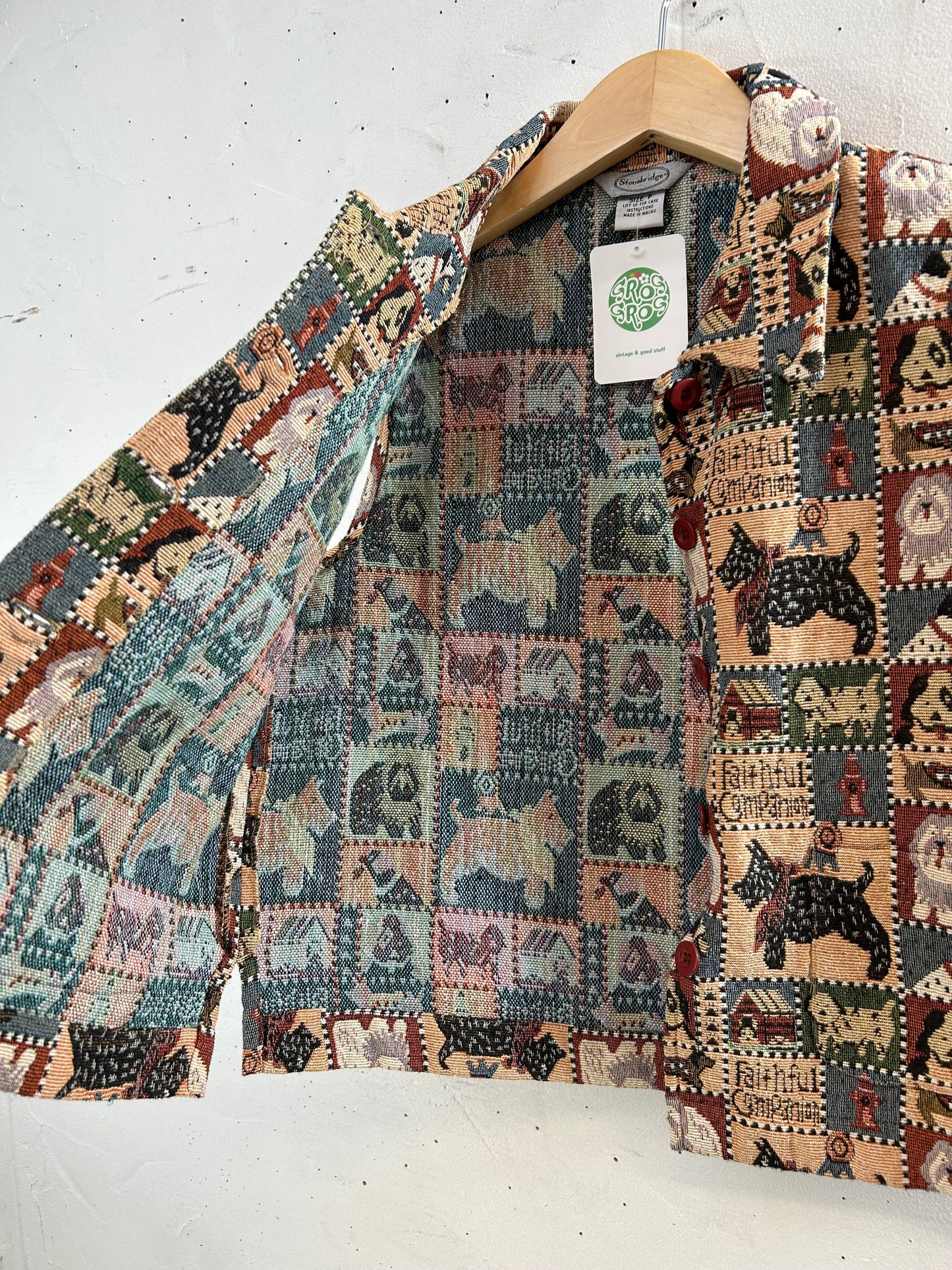 Vintage Gobelin Vest [D29962]