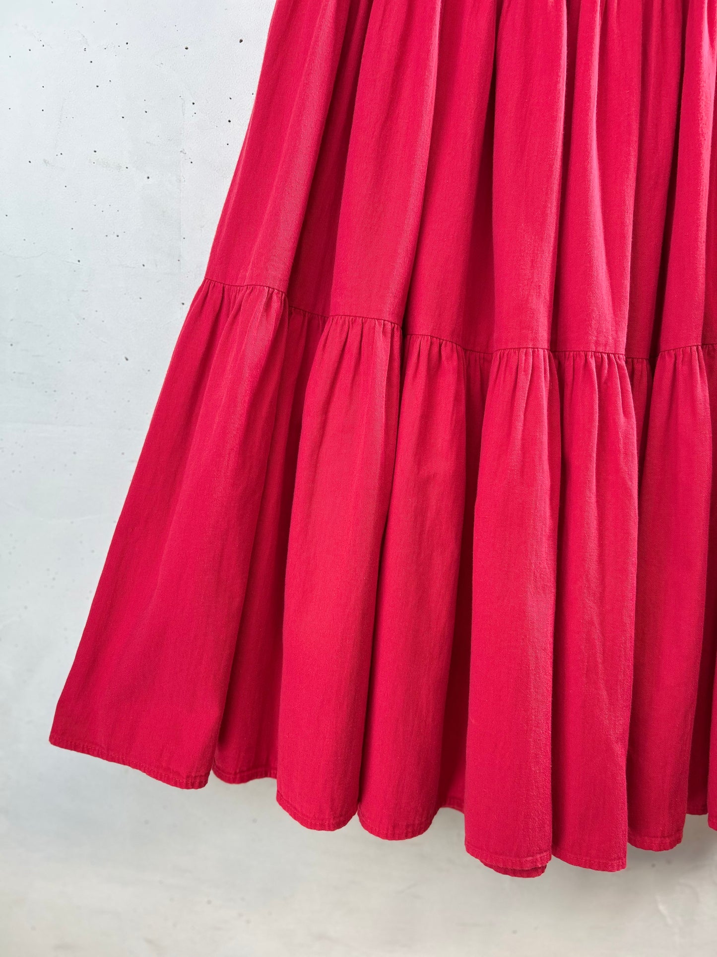 Vintage Tiered Skirt MADE IN USA [D29967]