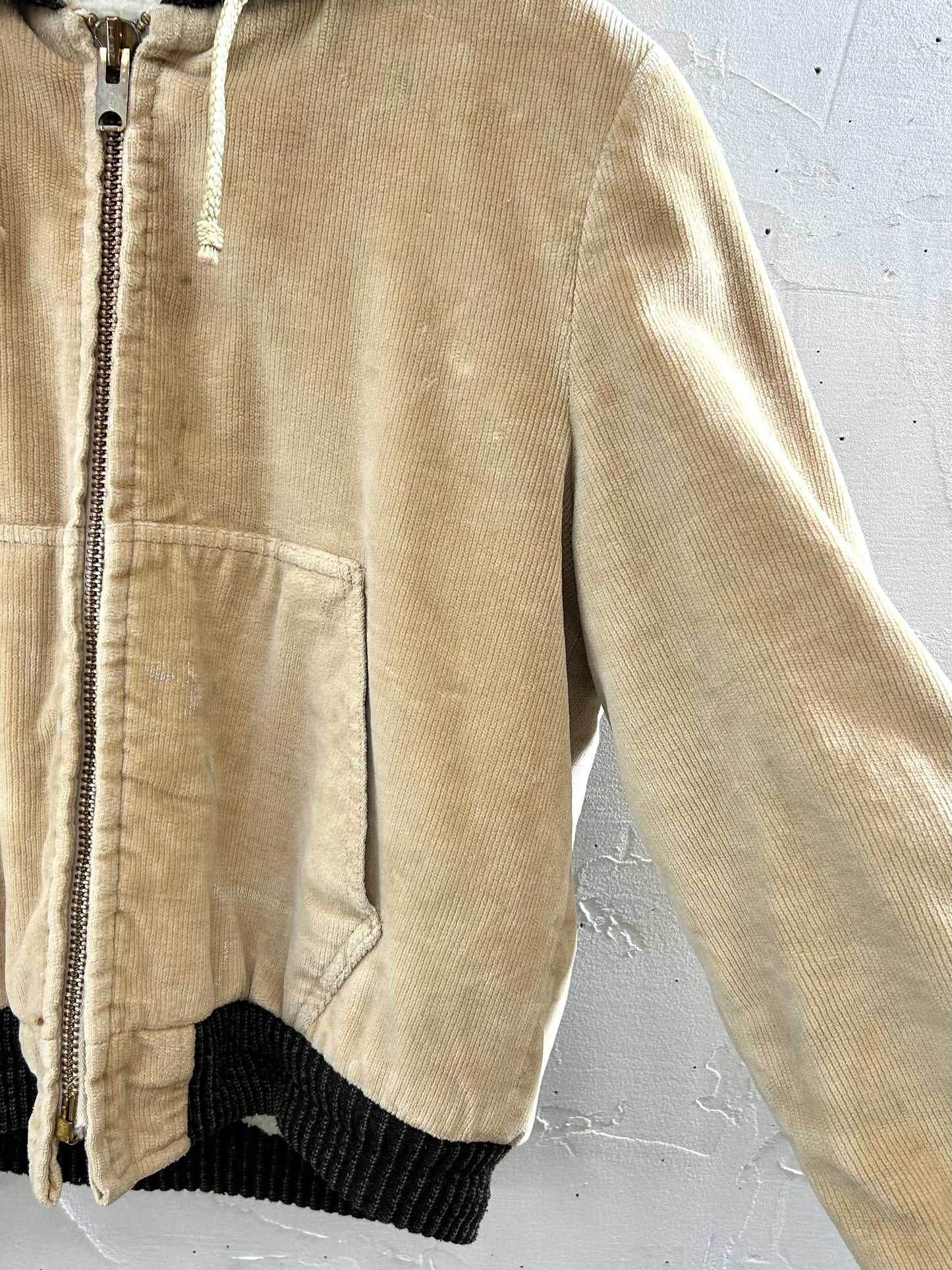 '70sVintage Boa Jacket MADE IN USA [J28642]