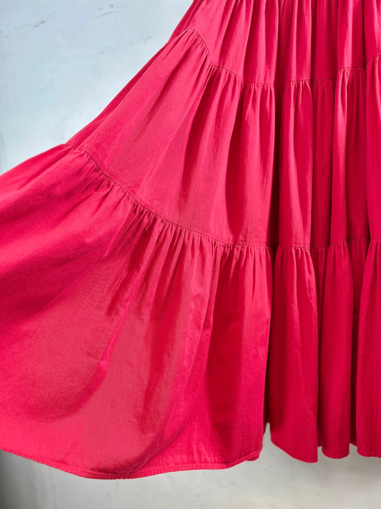 Vintage Tiered Skirt MADE IN USA [D29967]