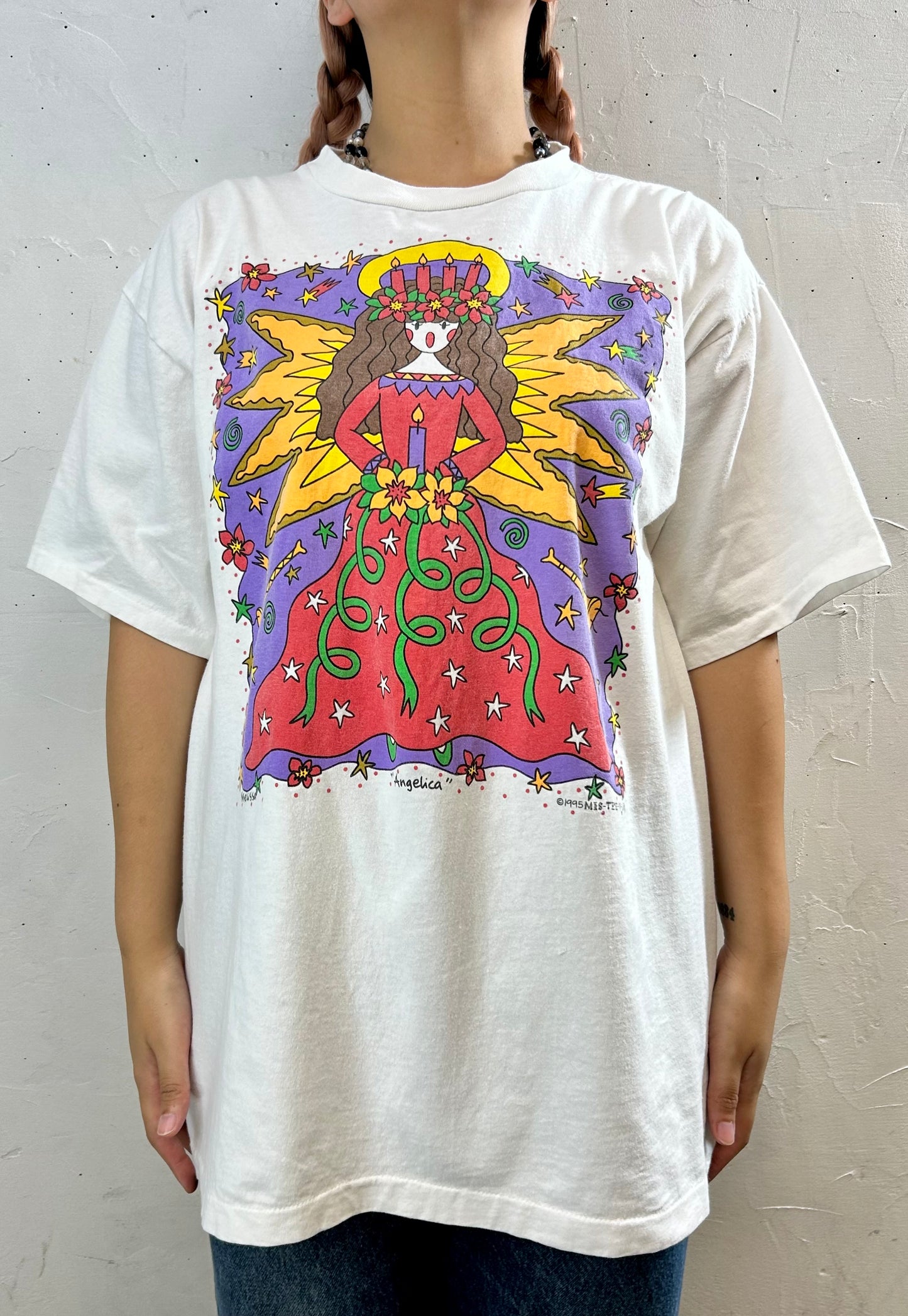 '90s Vintage T-Shirt 〜miss tee v〜 [F27732]