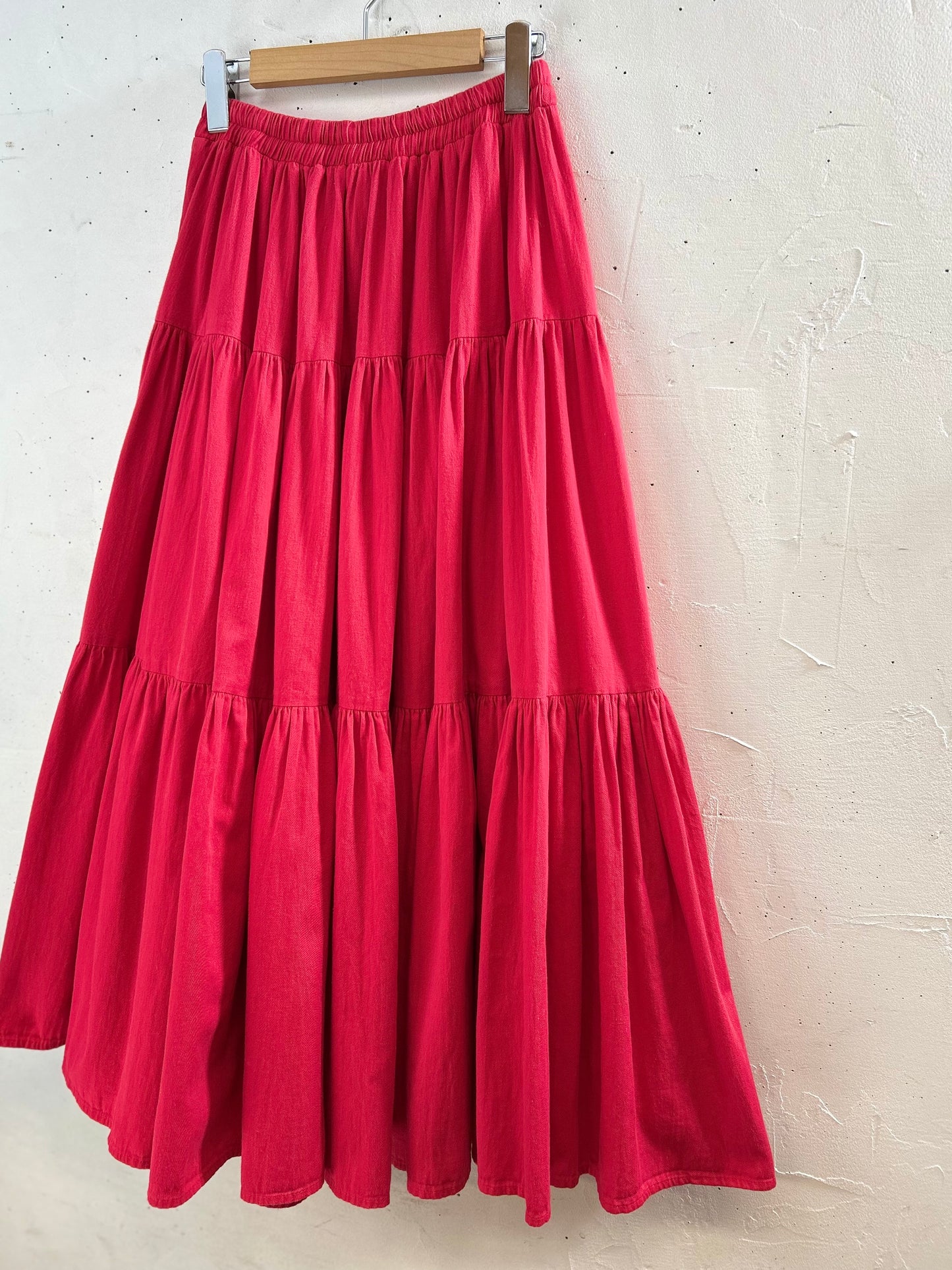 Vintage Tiered Skirt MADE IN USA [D29967]