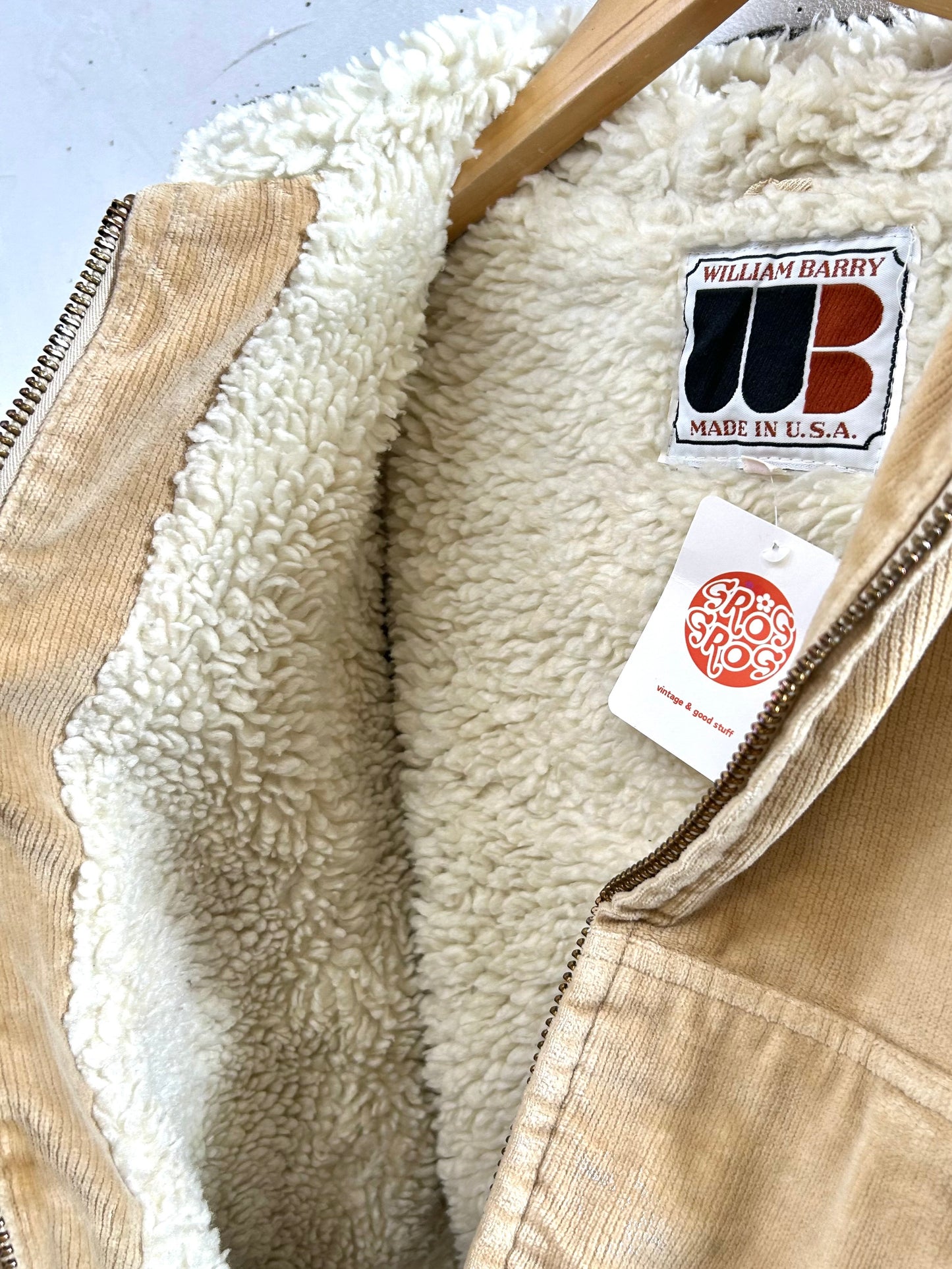 '70sVintage Boa Jacket MADE IN USA [J28642]