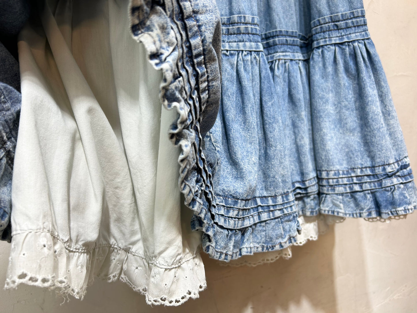 Vintage Denim Skirt [E26978]