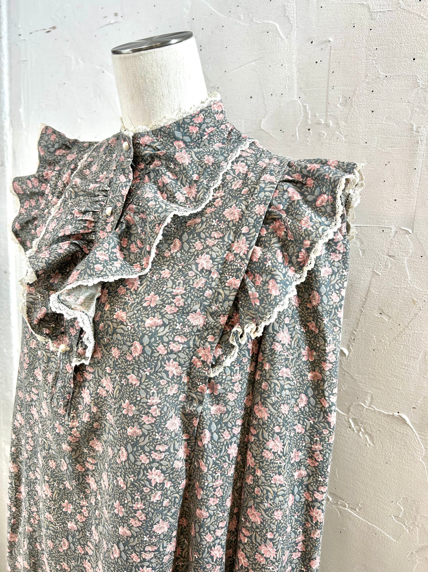 '70s Vintage Dress MADE IN USA [A29324]