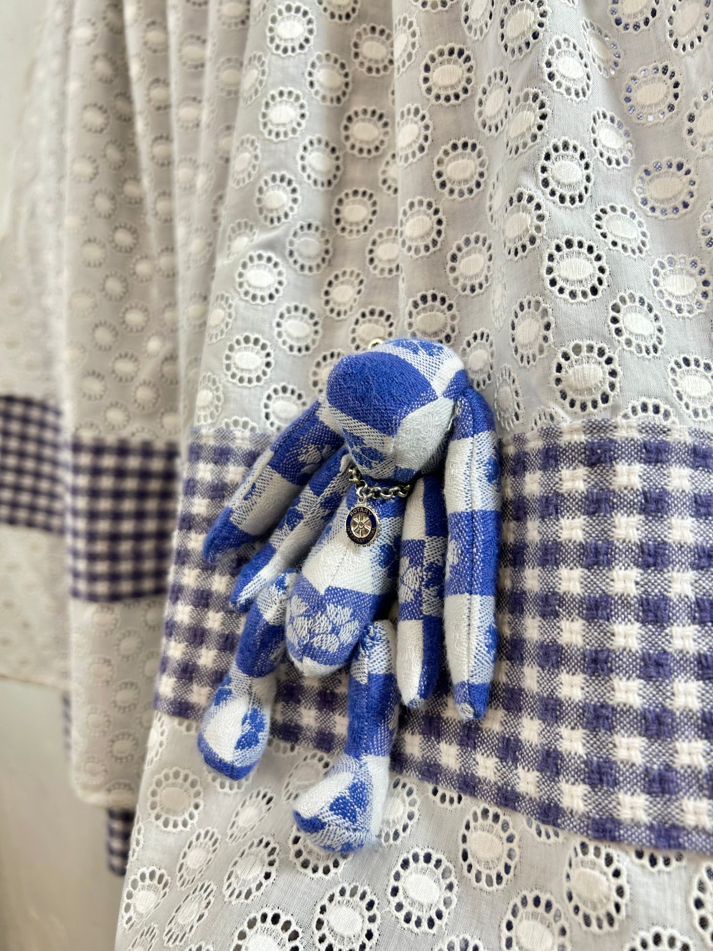 Vintage Gingham Plaid Skirt 〜Amy Nina〜 [E30178]