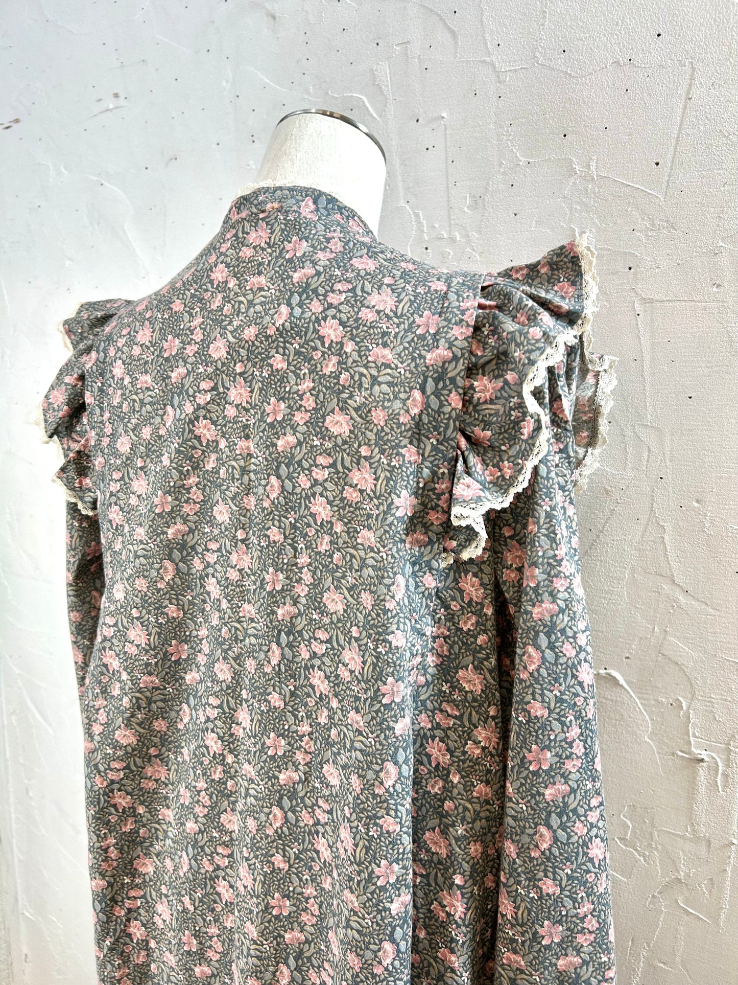 '70s Vintage Dress MADE IN USA [A29324]