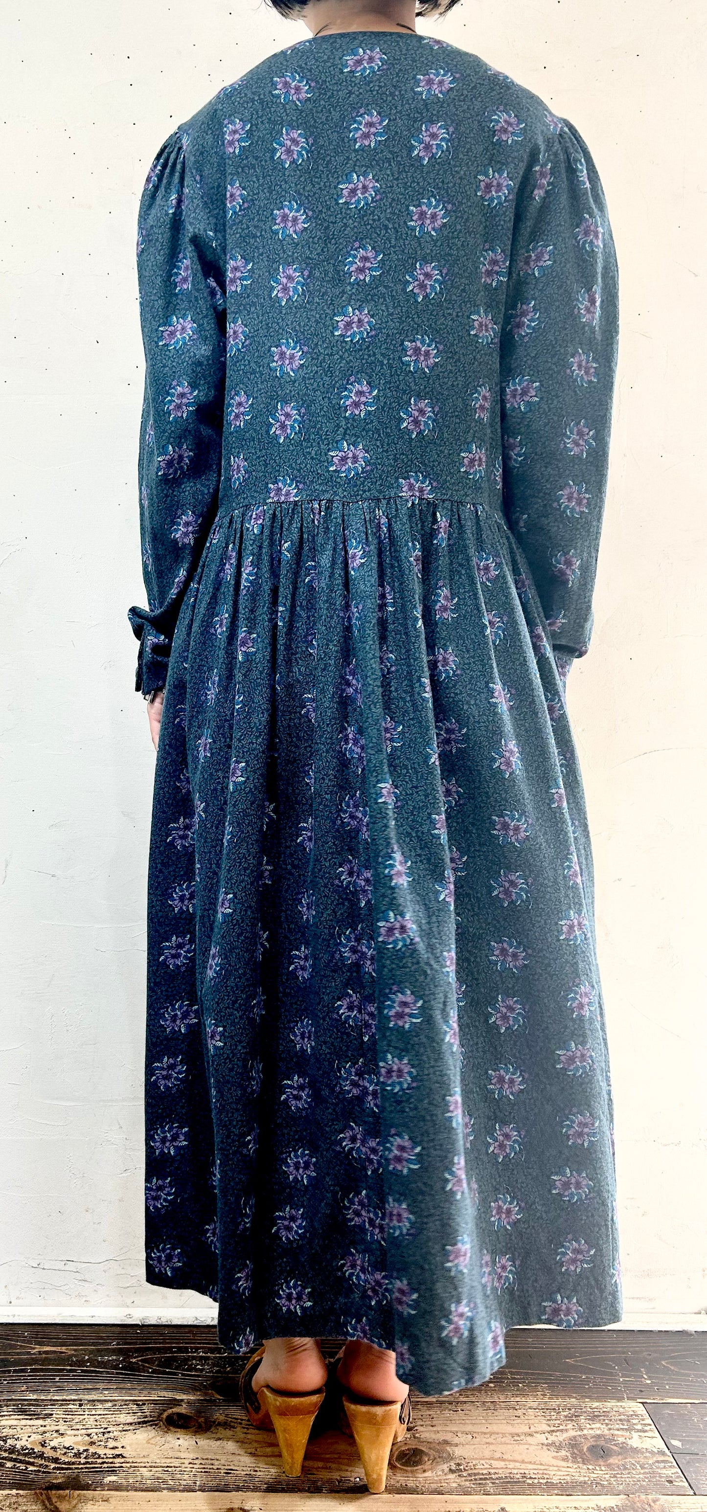 Vintage Flower Dress 〜Laura Ashley〜 [H24877]