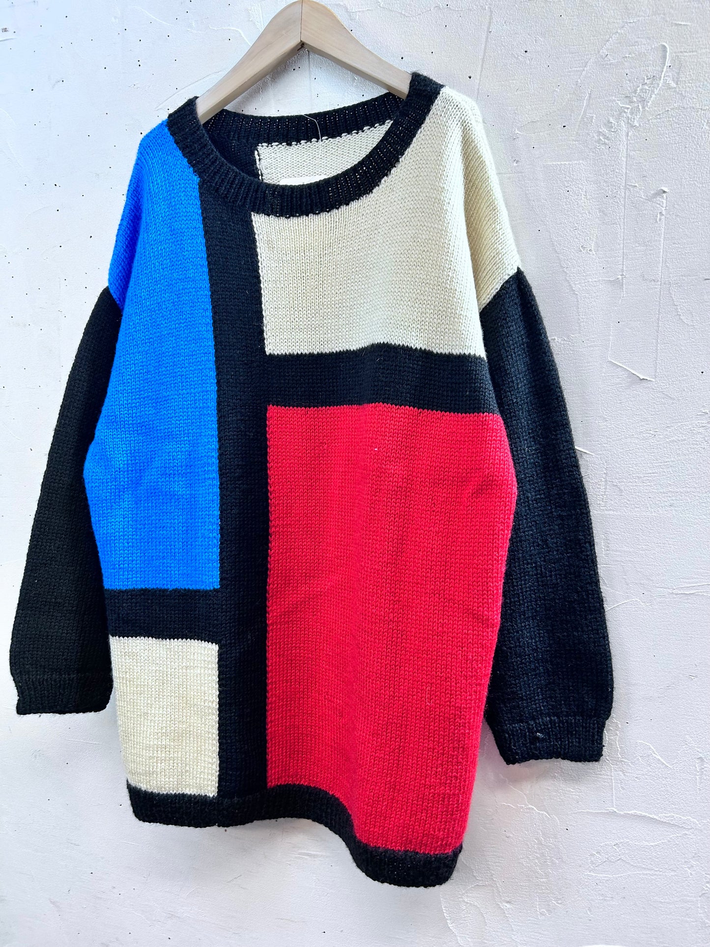 Vintage Hand Knit Sweater [L29089]