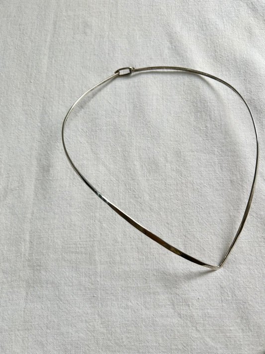 Vintage 925Silver Choker MADE IN MEXICO [B26200]