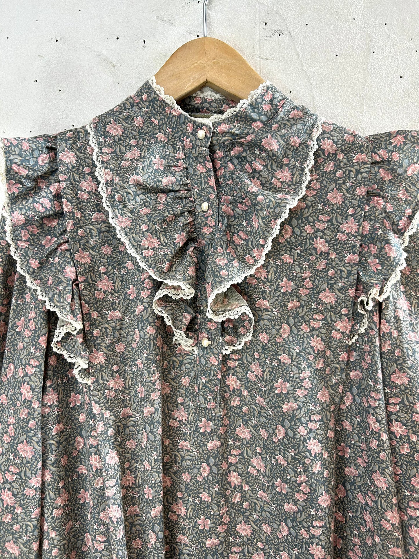 '70s Vintage Dress MADE IN USA [A29324]