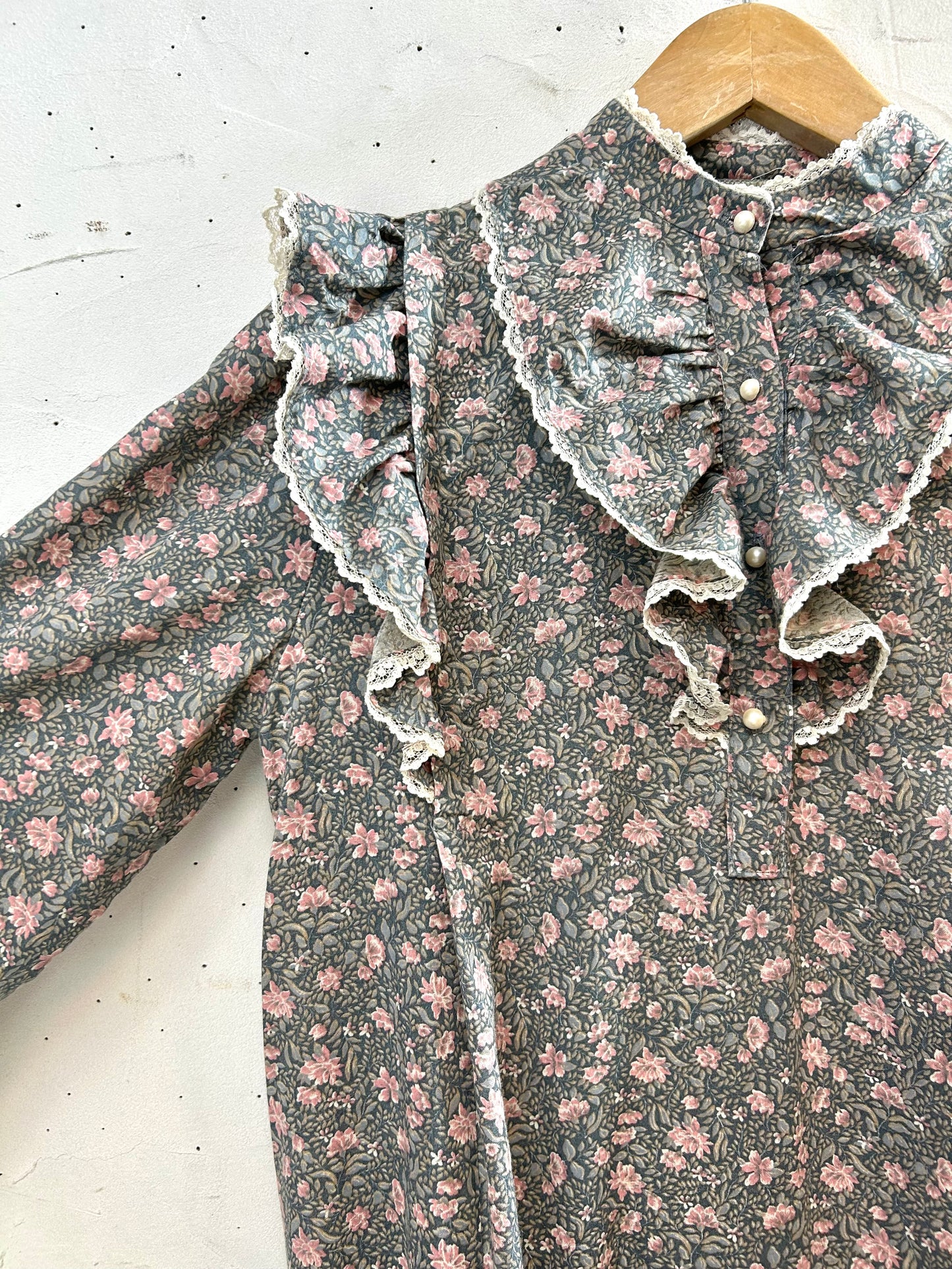 '70s Vintage Dress MADE IN USA [A29324]