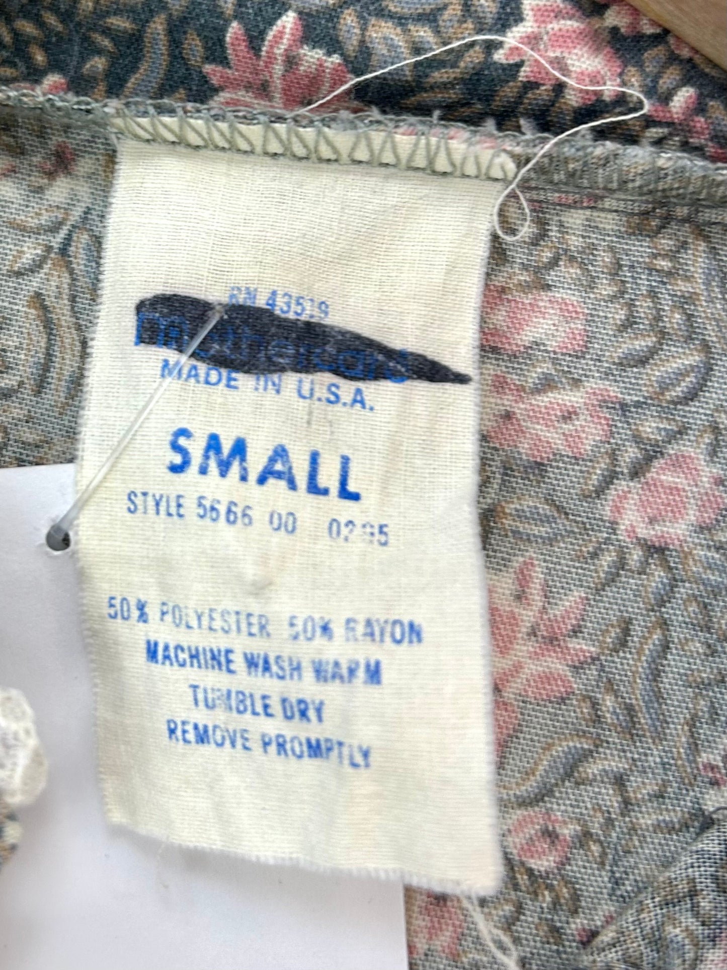 '70s Vintage Dress MADE IN USA [A29324]