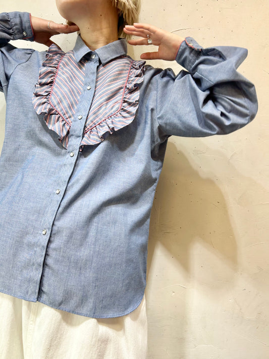 Vintage Western Shirt 〜Kenny Rogers WESTERN COLLECTION〜 [D26846]