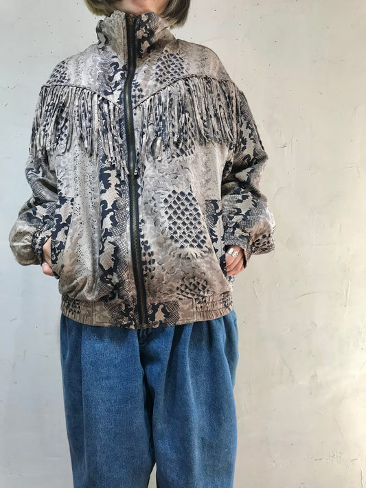 Vintage Silk Blouson [J25342]