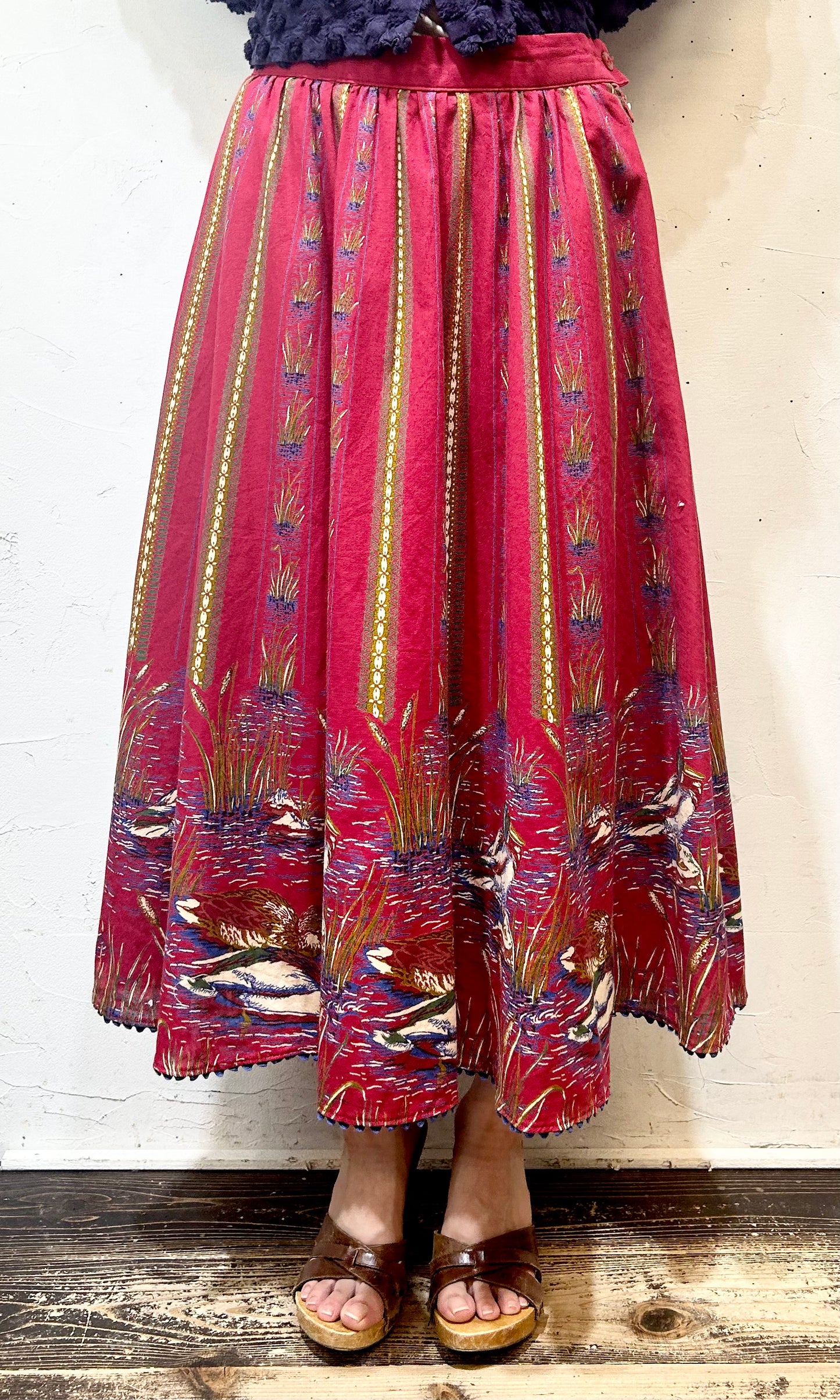 Vintage Tyrol Skirt MADE IN WEST GERMANY [H24881]