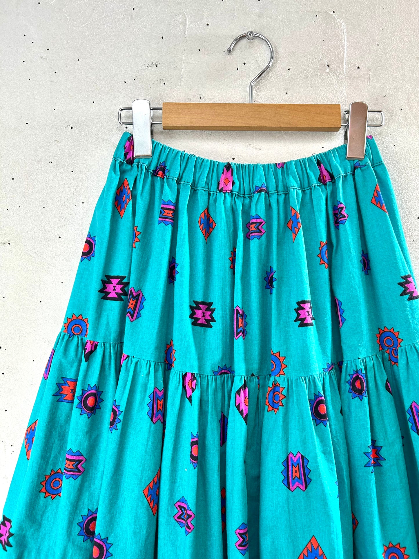 Vintage Tiered Skirt MADE IN USA [B29528]