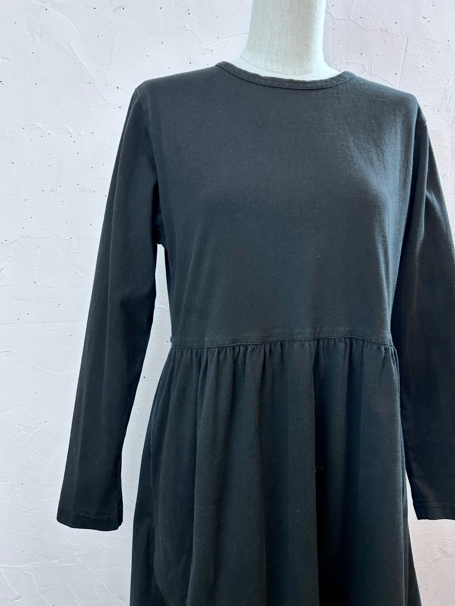 Vintage Cotton Dress MADE IN USA [L29087]