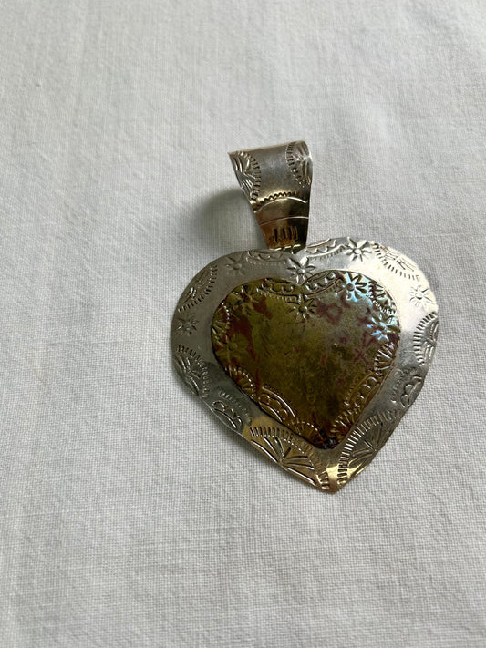 Vintage 925Silver Pendant Top MADE IN MEXICO [B26211]