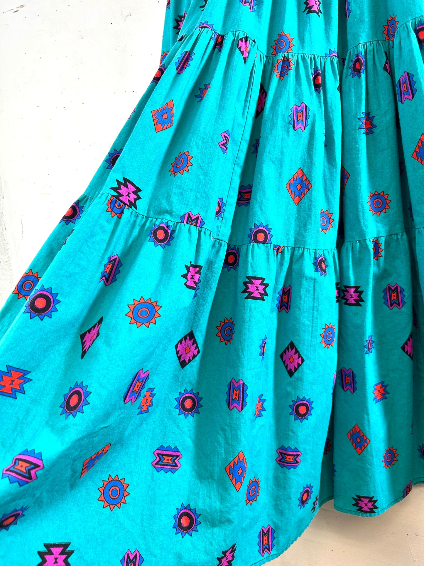 Vintage Tiered Skirt MADE IN USA [B29528]