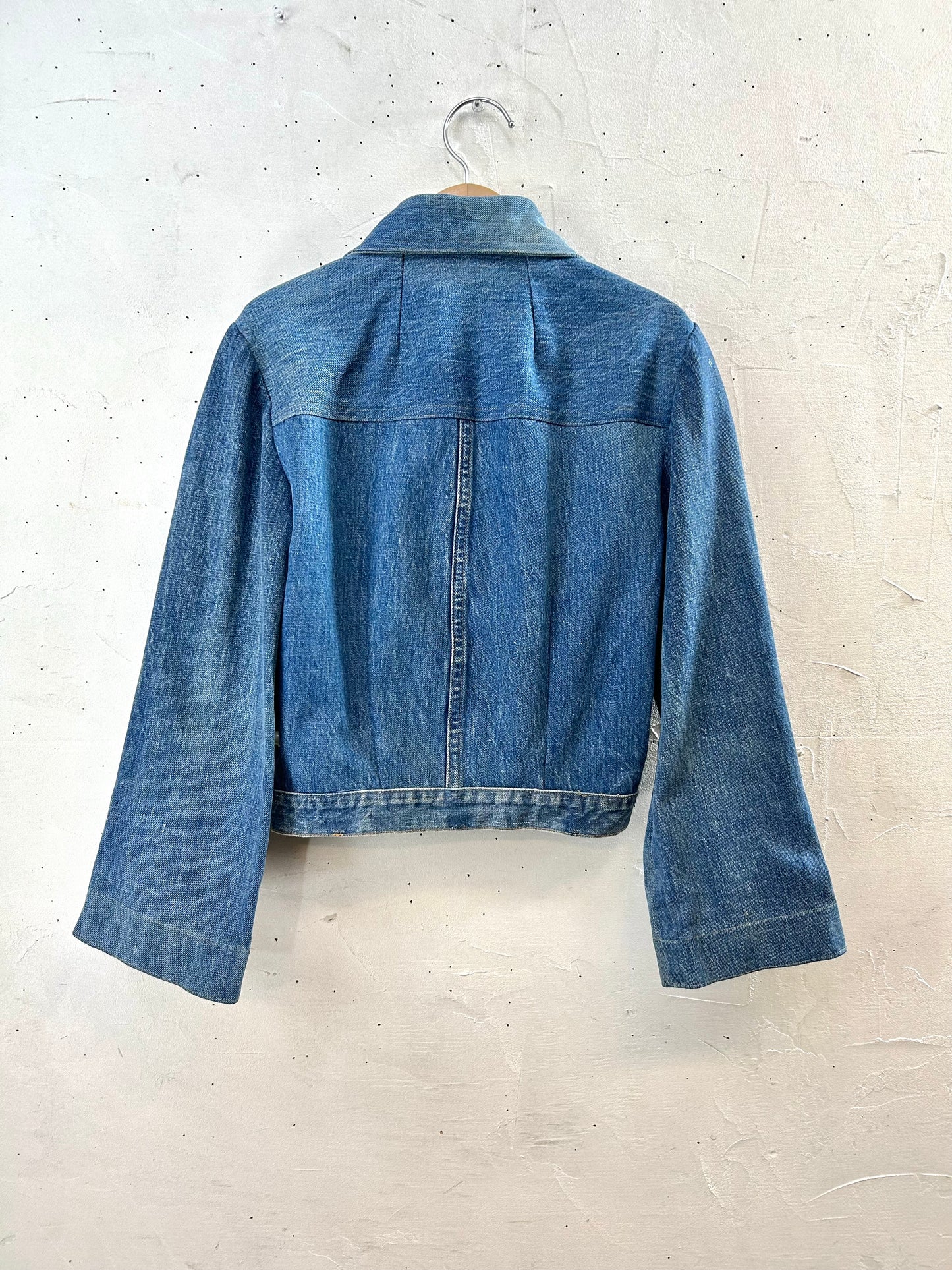 ’70s Vintage Denim Custom Jacket [I28436]