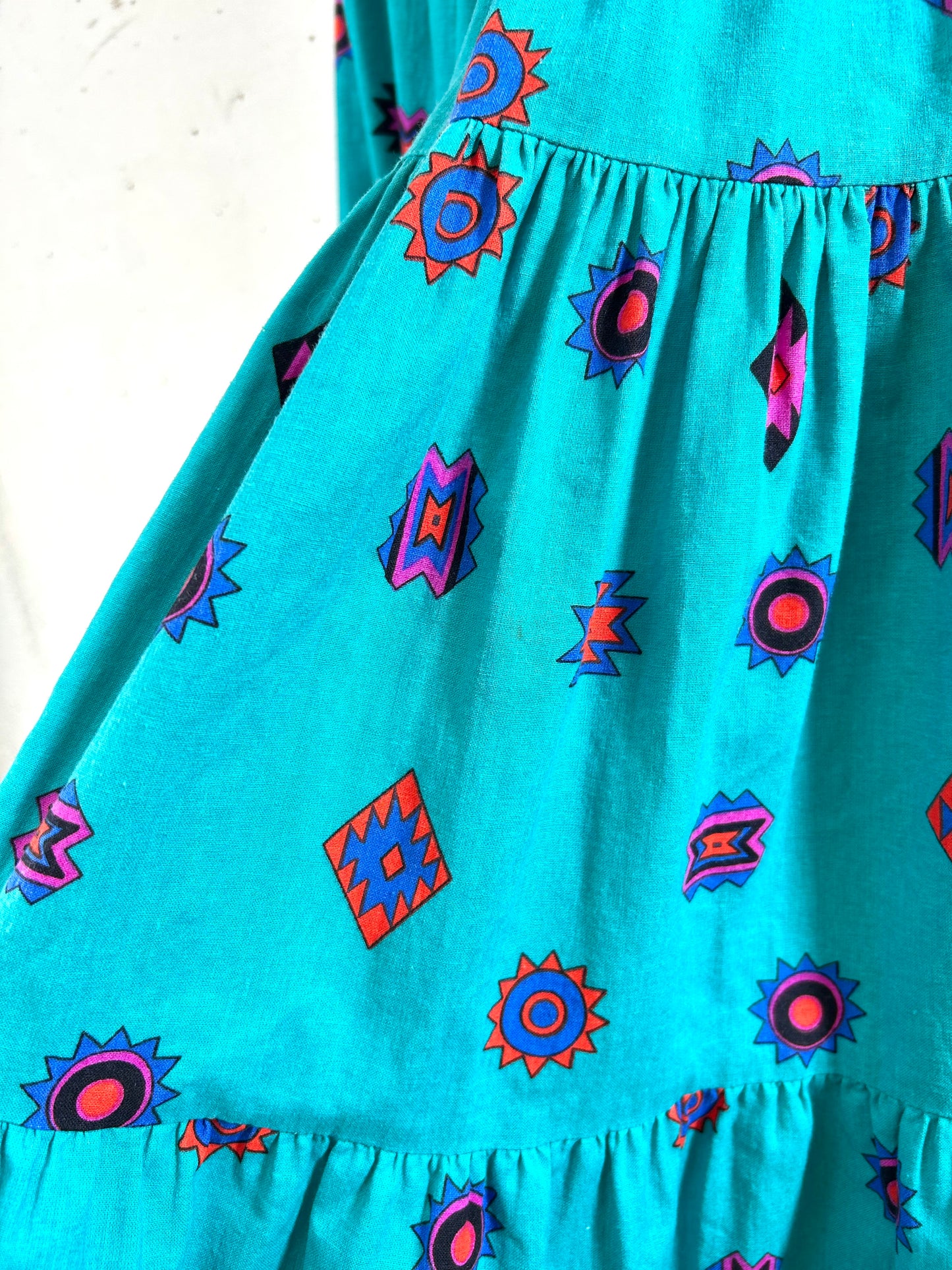 Vintage Tiered Skirt MADE IN USA [B29528]