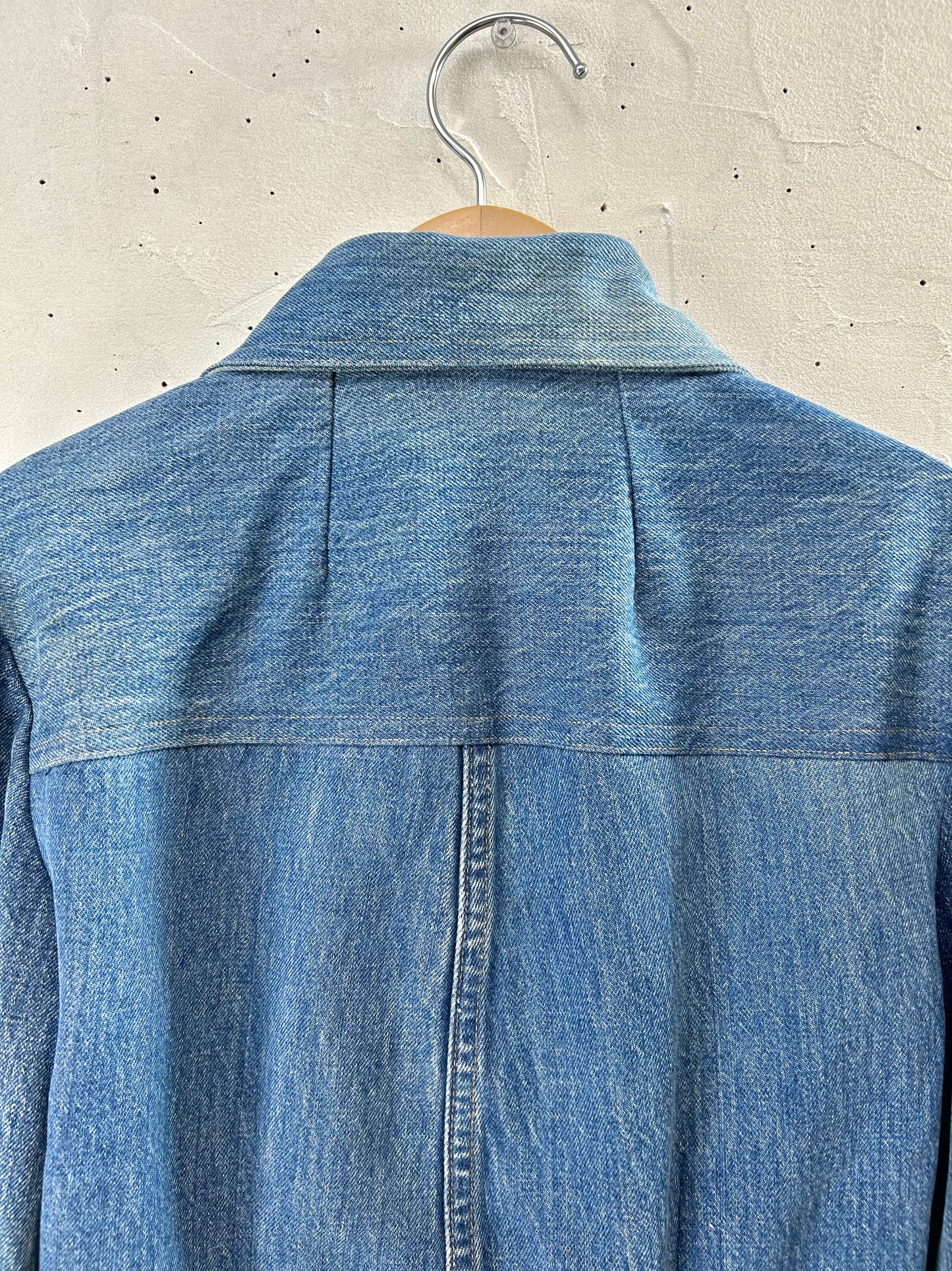 ’70s Vintage Denim Custom Jacket [I28436]