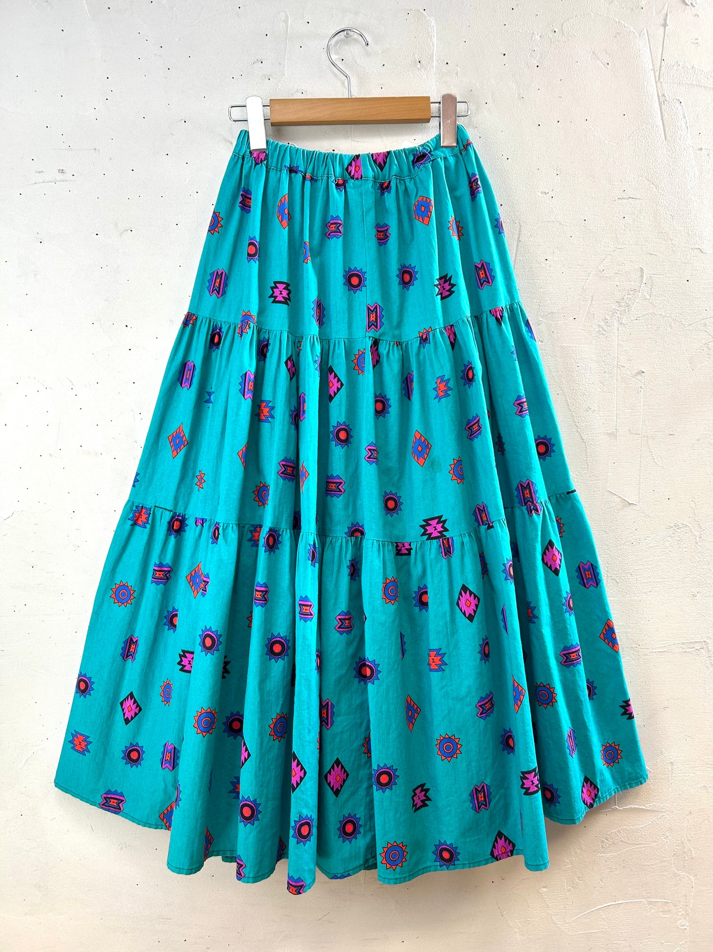 Vintage Tiered Skirt MADE IN USA [B29528]