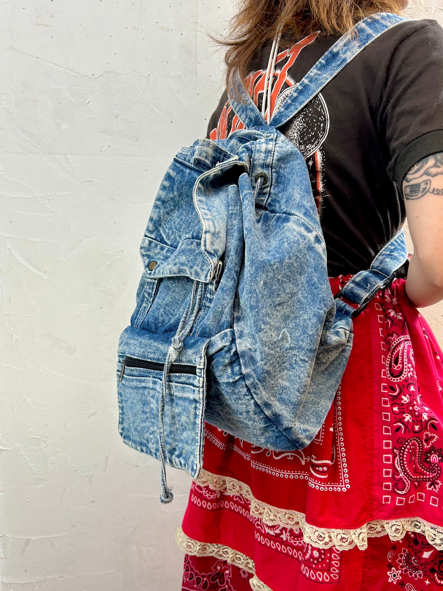 Vintage Denim Rucksack [G27876]