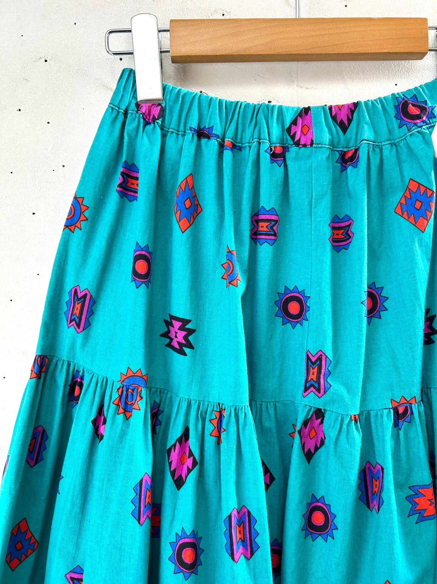 Vintage Tiered Skirt MADE IN USA [B29528]