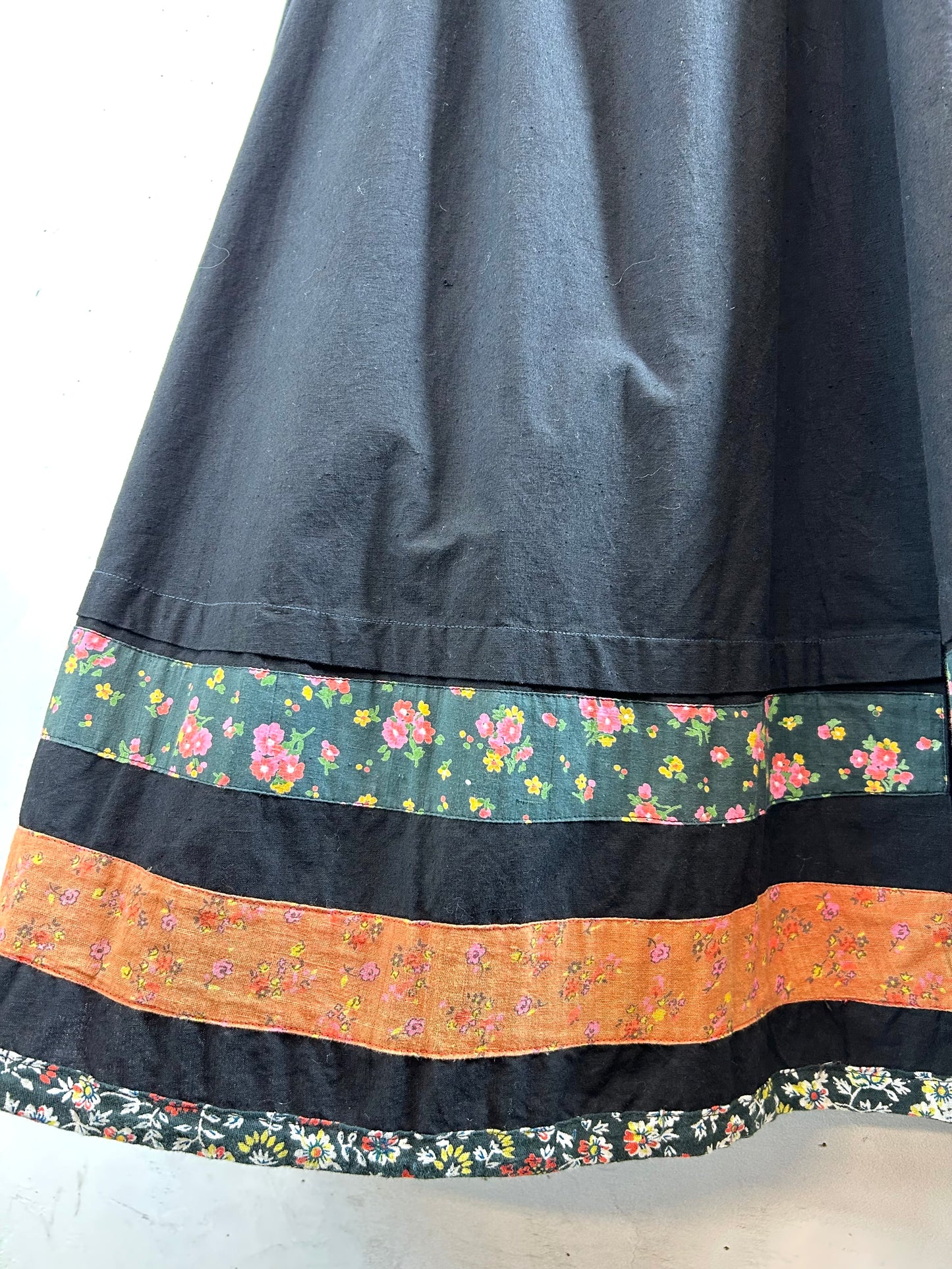 ’70s Vintage Wrap Skirt MADE IN INDIA［B29527］