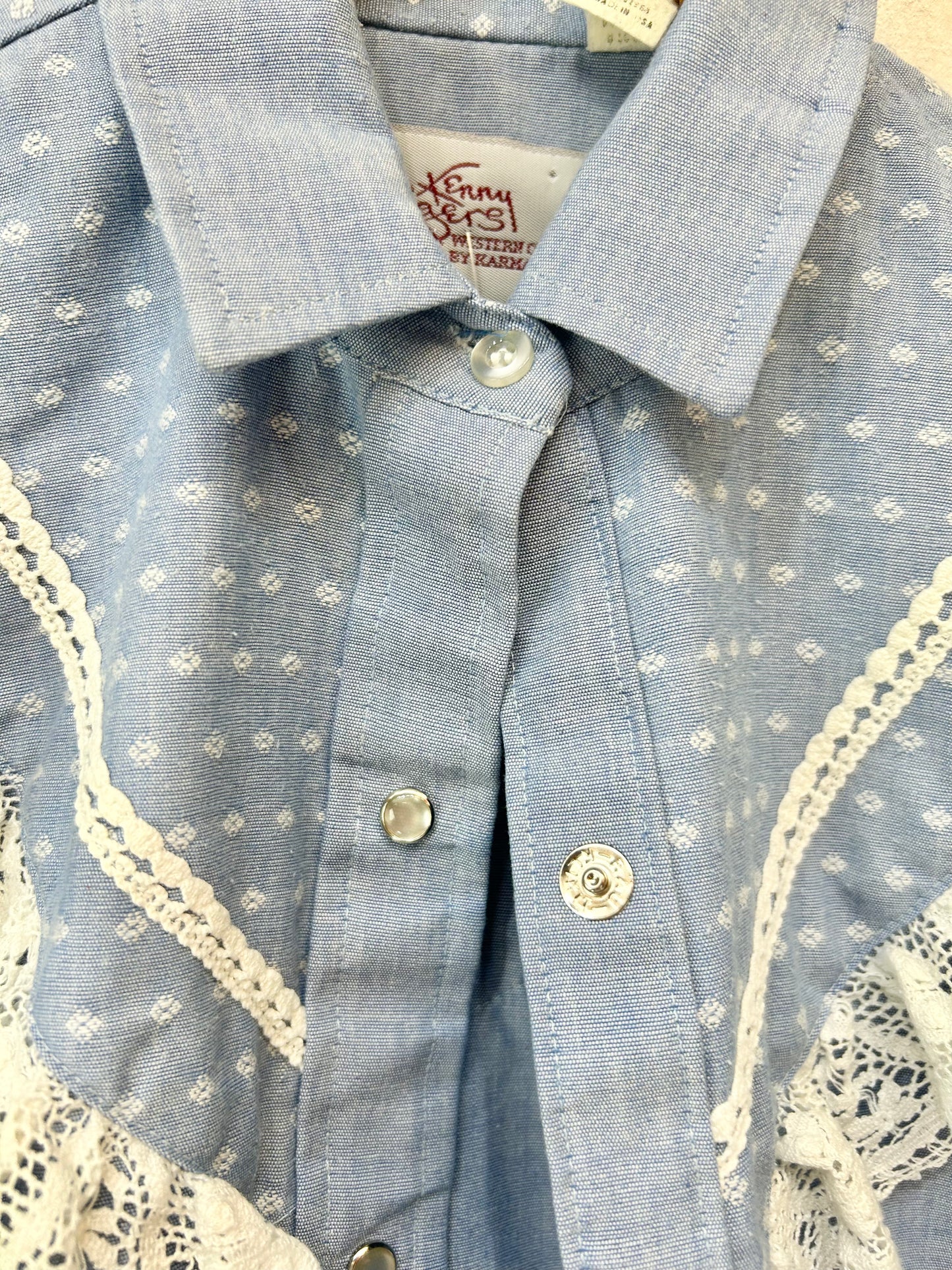 Vintage Western Shirt 〜Kenny Rogers  WESTERN COLLECTION〜 [D26847]