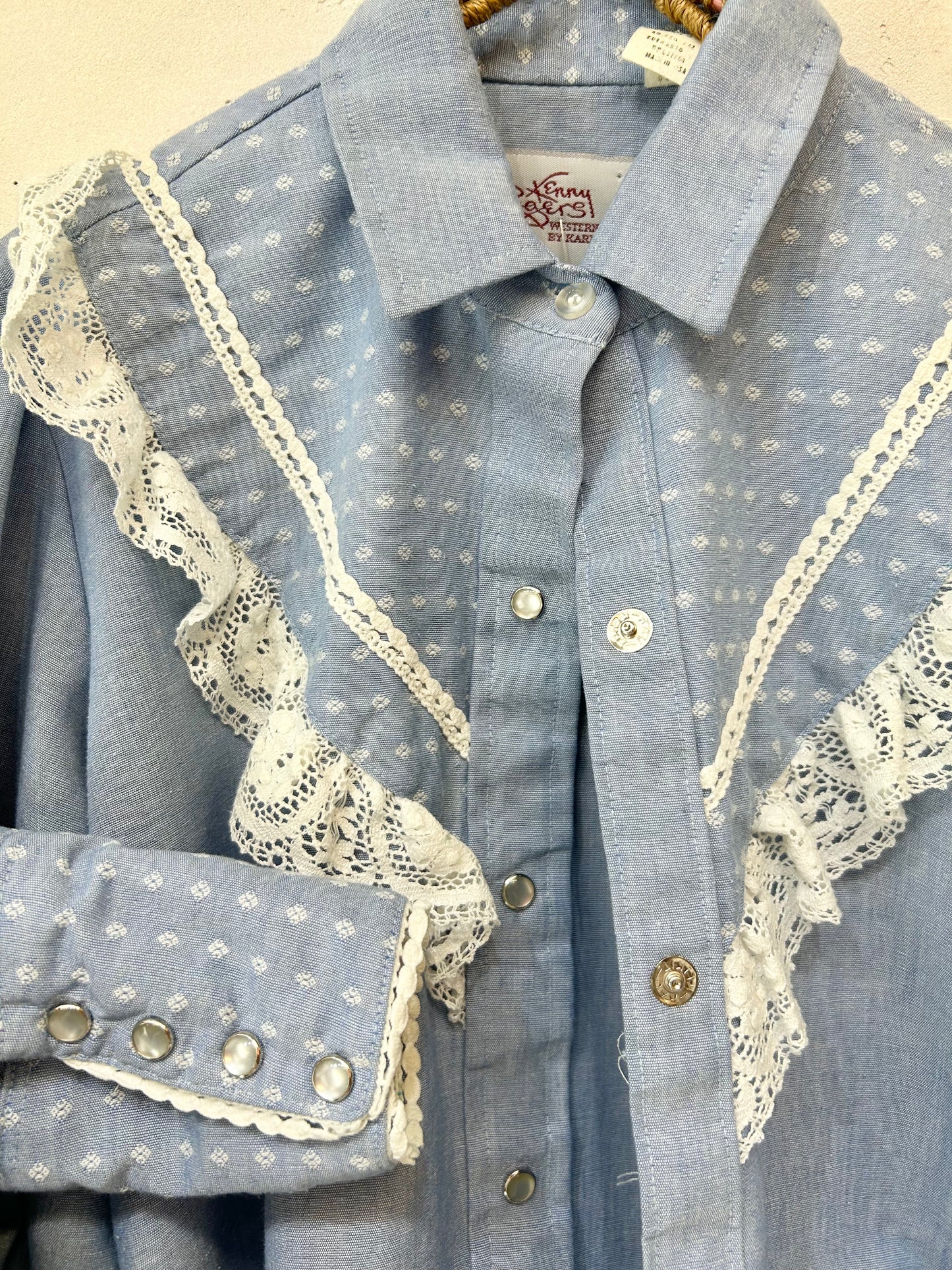 Vintage Western Shirt 〜Kenny Rogers  WESTERN COLLECTION〜 [D26847]