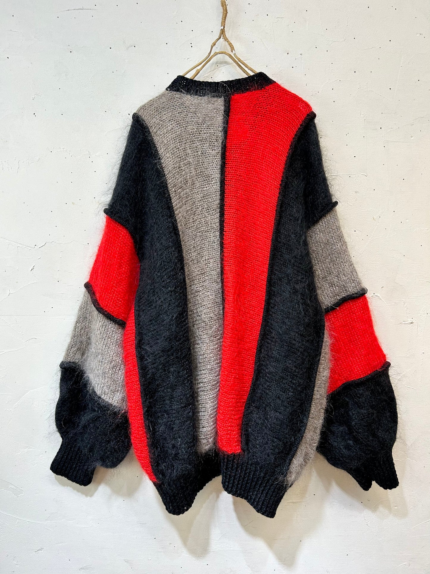 Vintage Mohair Knit Cardigan MADE IN IRELAND [K25570]