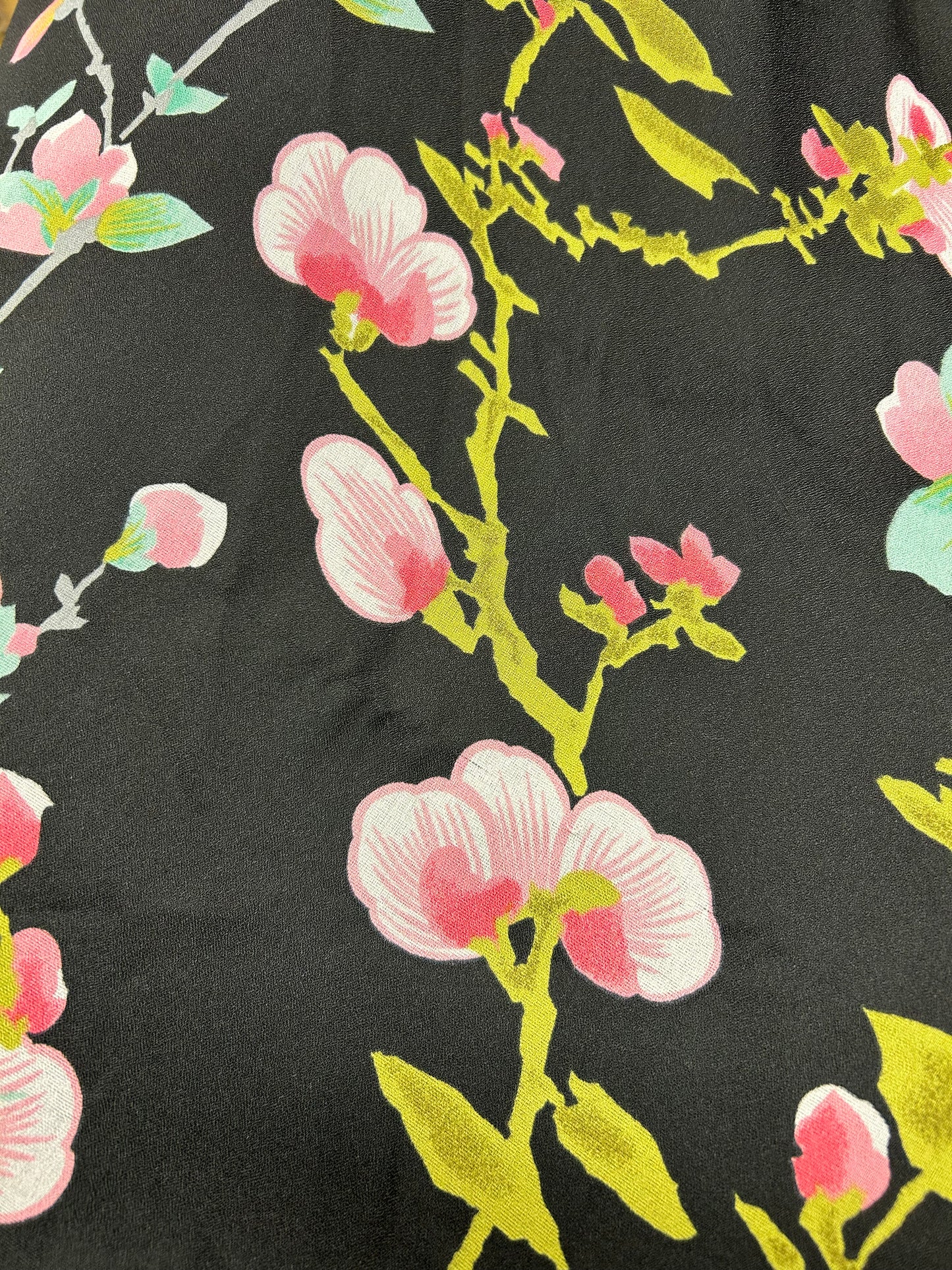 ’70s Vintage Flower Dress [H28220]