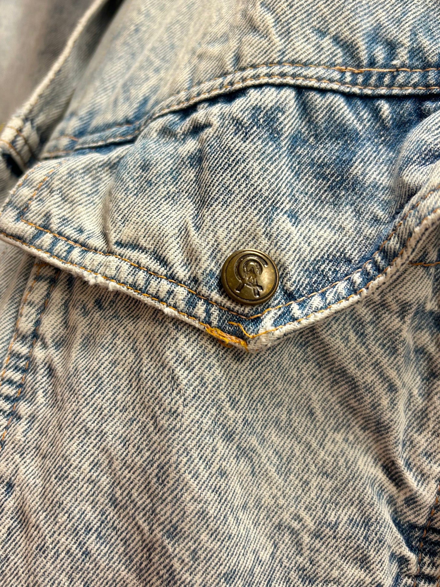 Vintage Chemical Denim Coat [D29965]