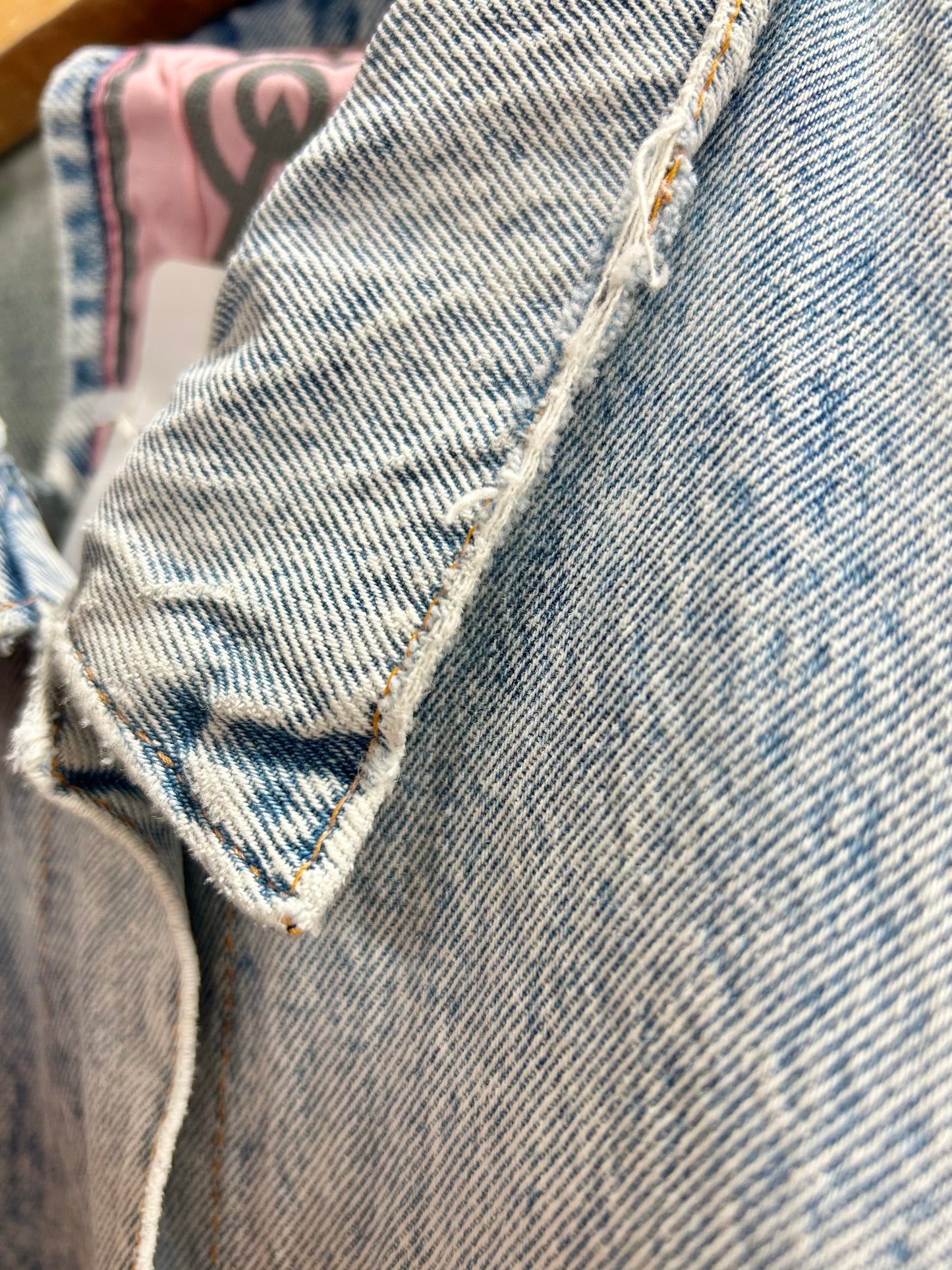 Vintage Chemical Denim Coat [D29965]