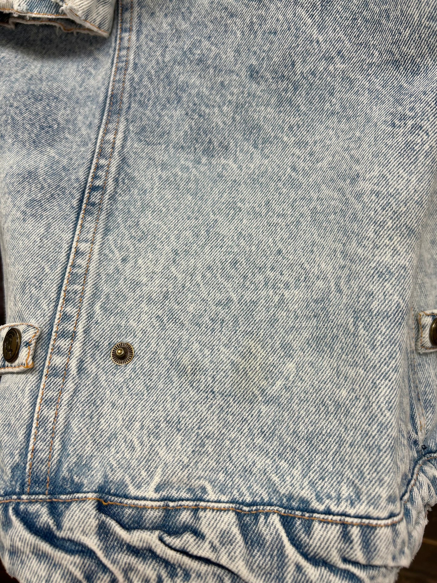 Vintage Chemical Denim Coat [D29965]