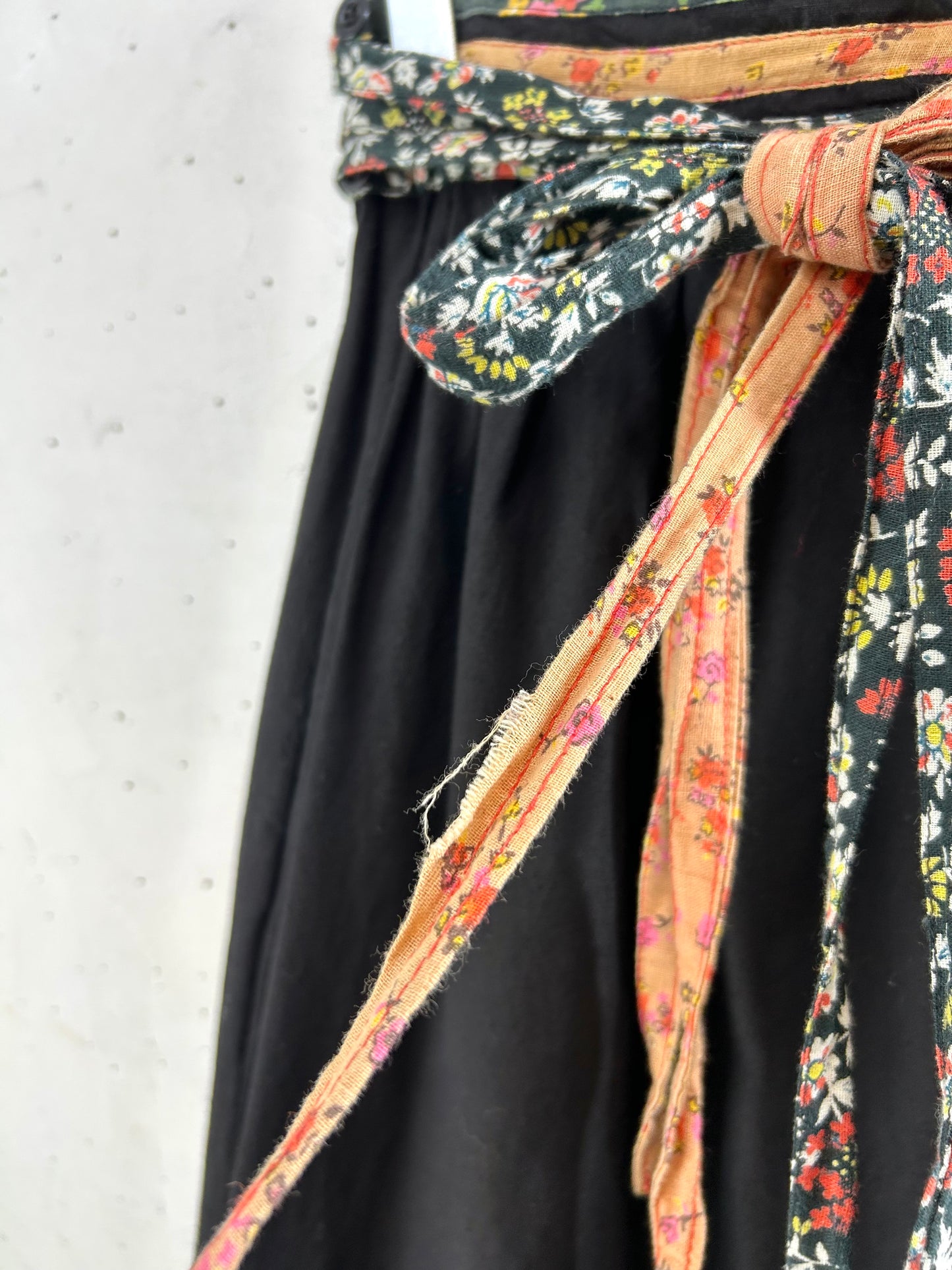 ’70s Vintage Wrap Skirt MADE IN INDIA［B29527］